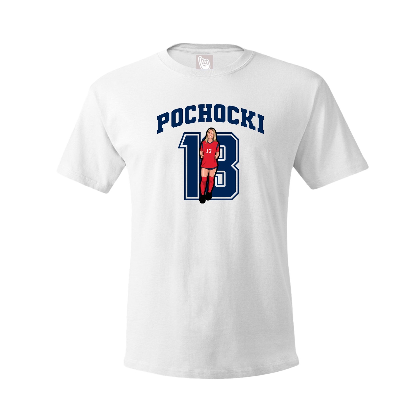 Tee — Number in White