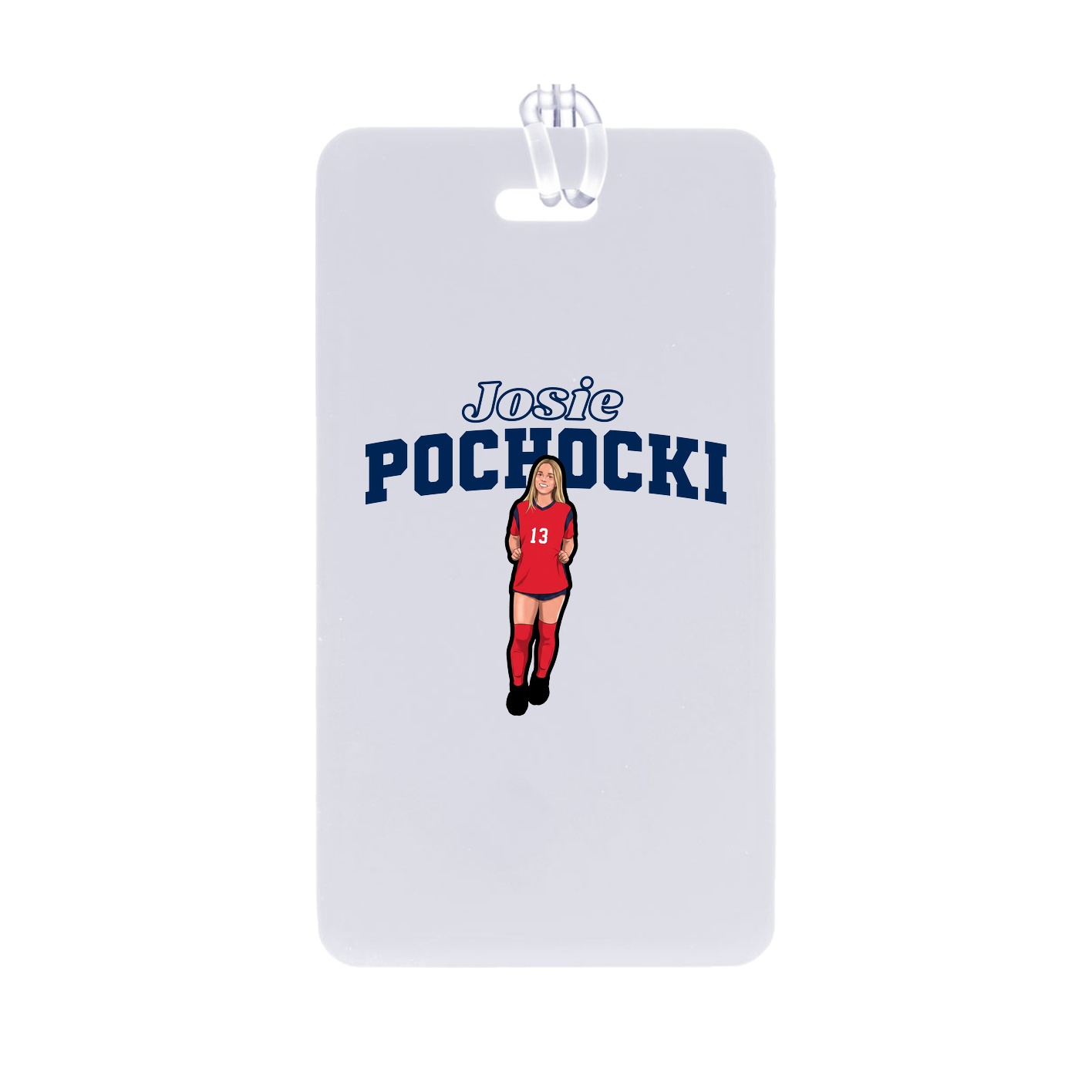 Bag Tag — Name Arch in Classic