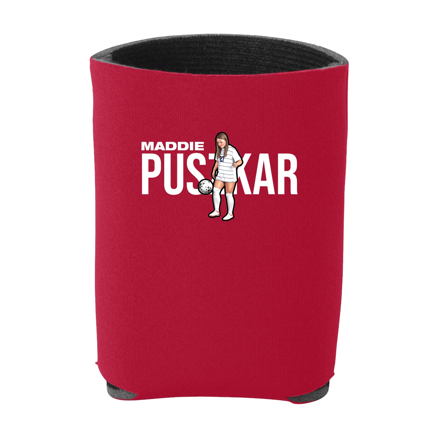 Can Holder — Player Name in Red