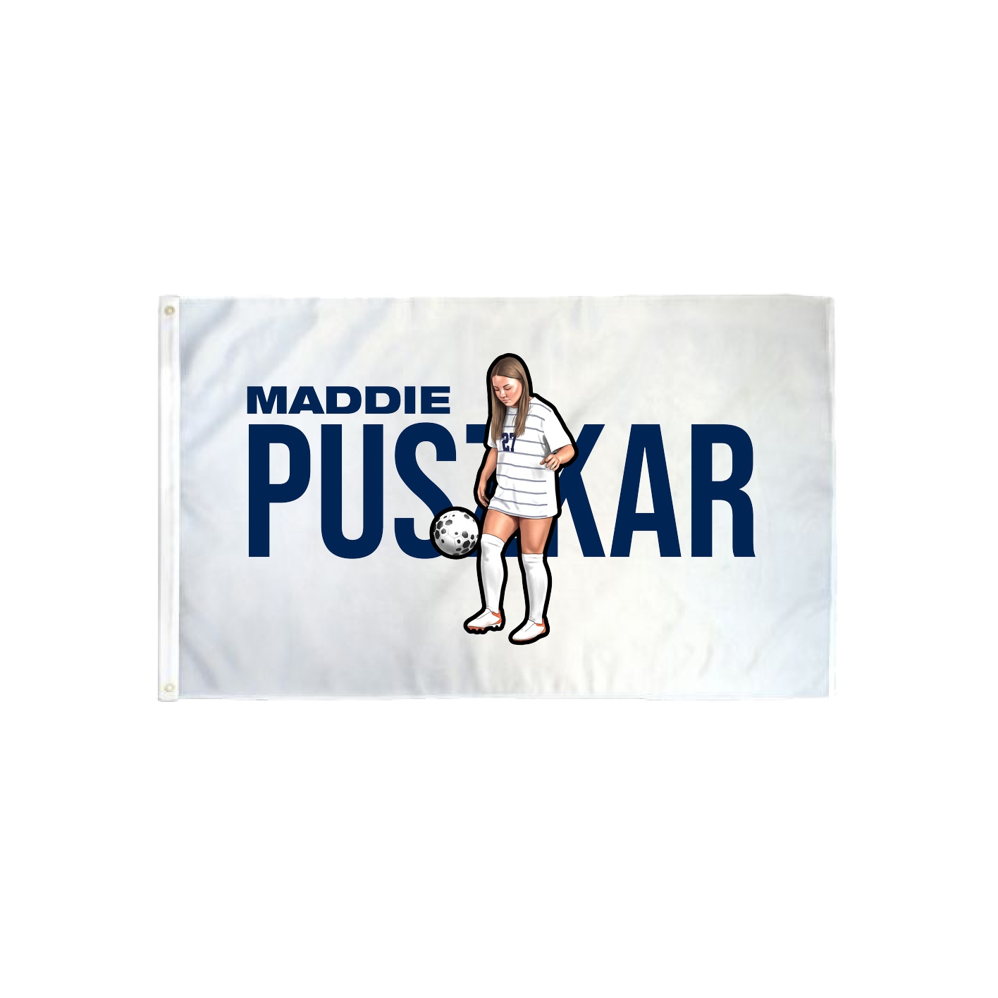 3x5 Flag — Player Name in Classic