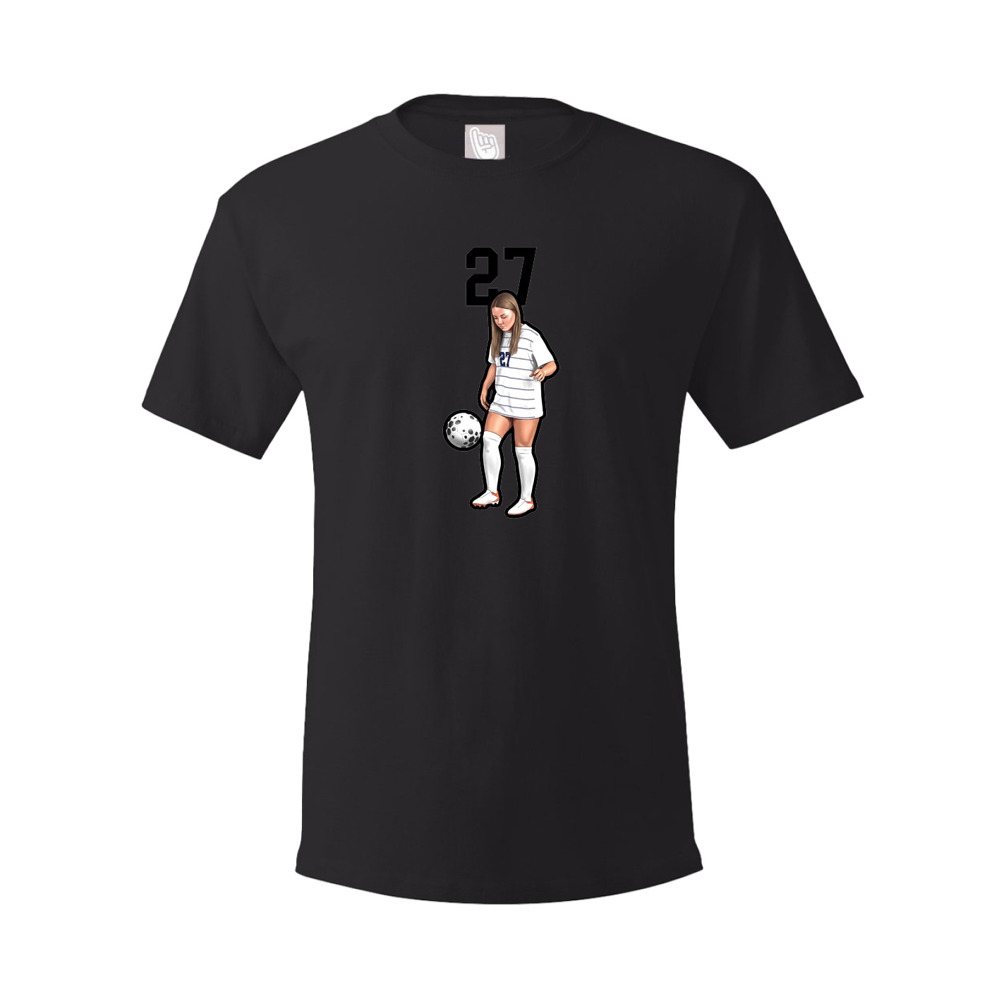 Tee — Number Top in Black