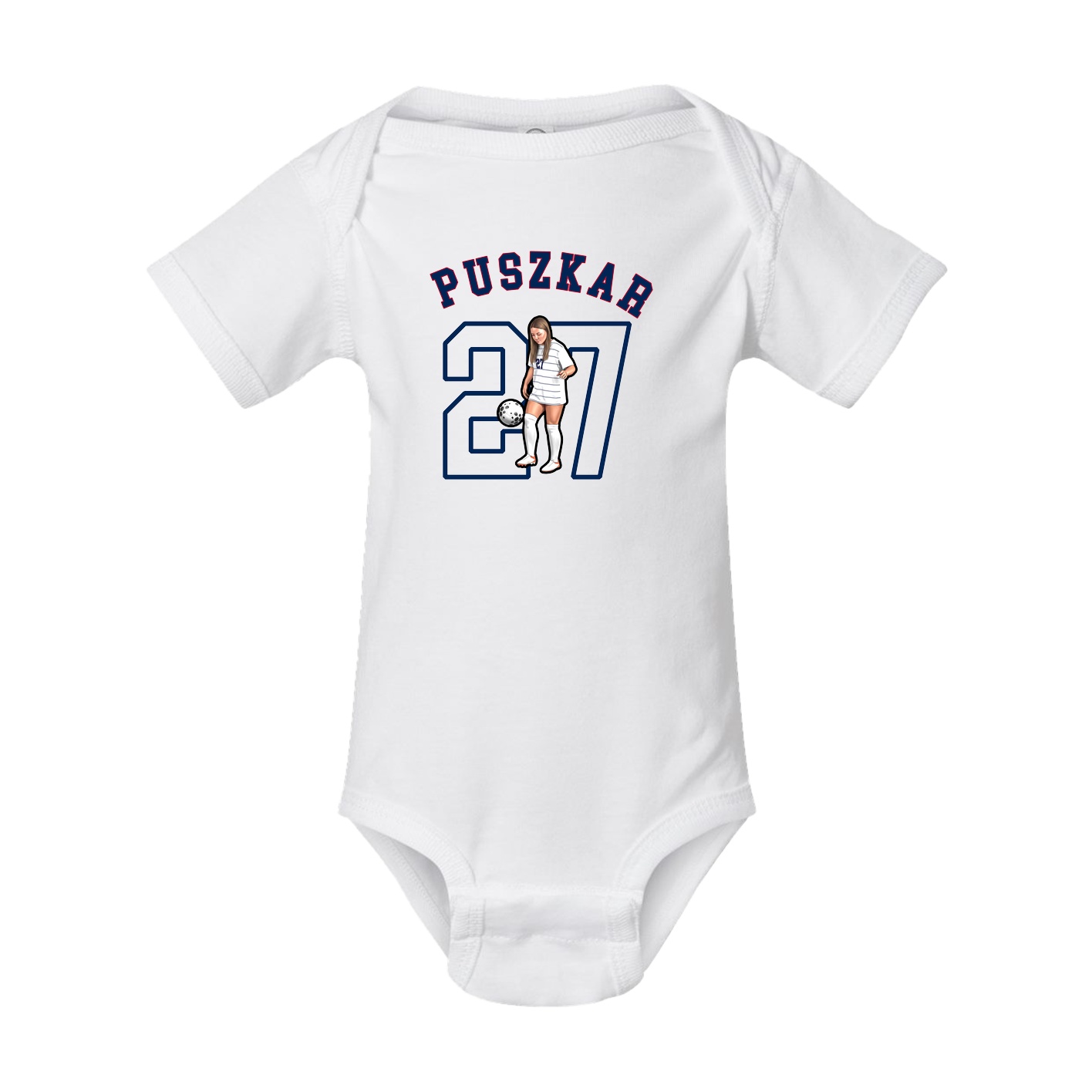 Baby Onesie — Shirsey Arch in White