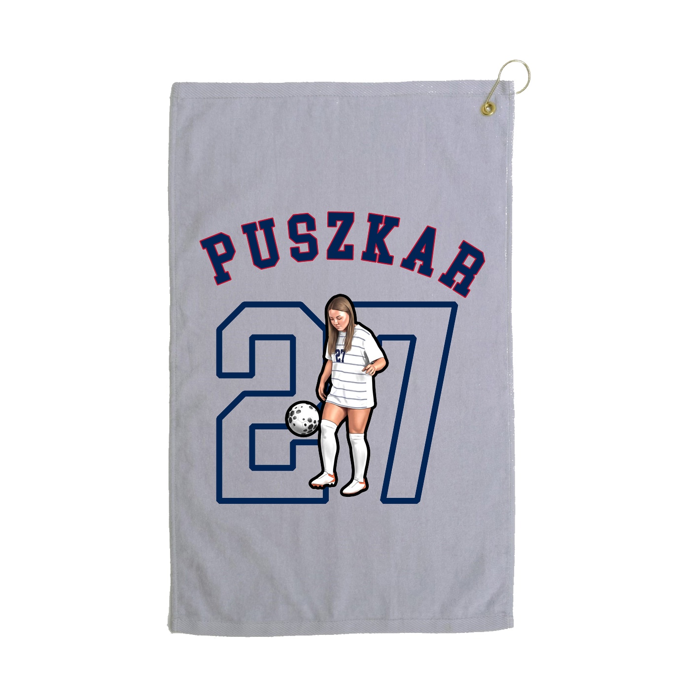 Golf Towel — Shirsey Arch in Grey