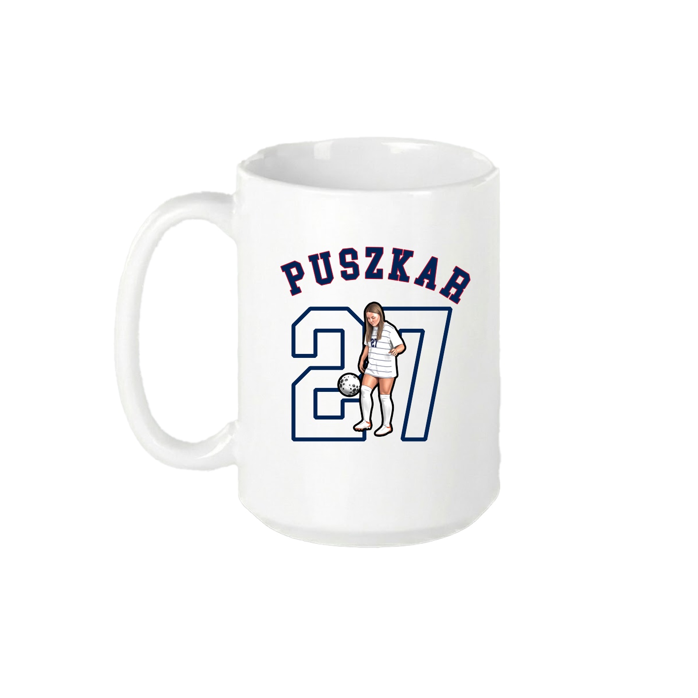 15oz Coffee Mug — Shirsey Arch in White
