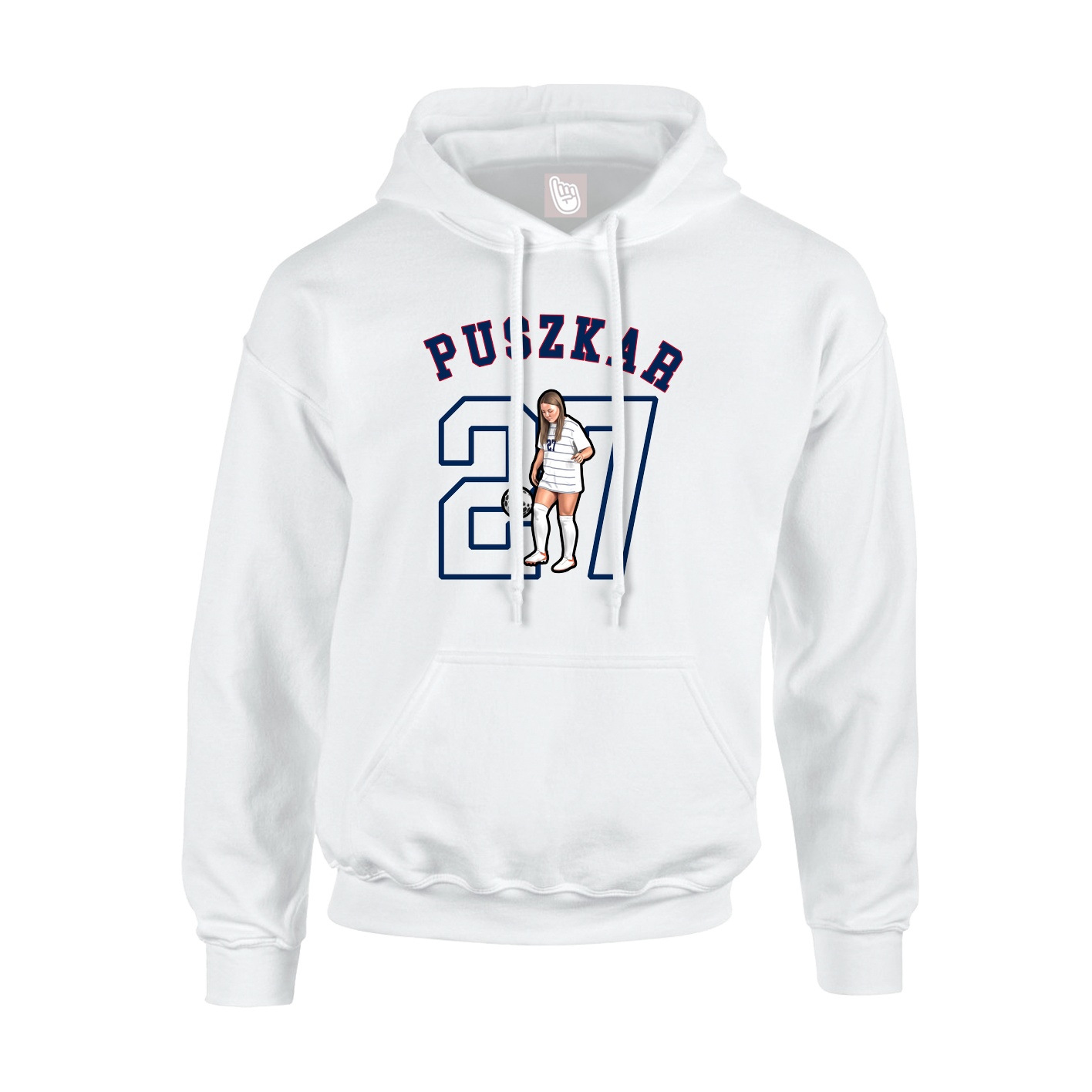 Youth Hoodie — Shirsey Arch in White