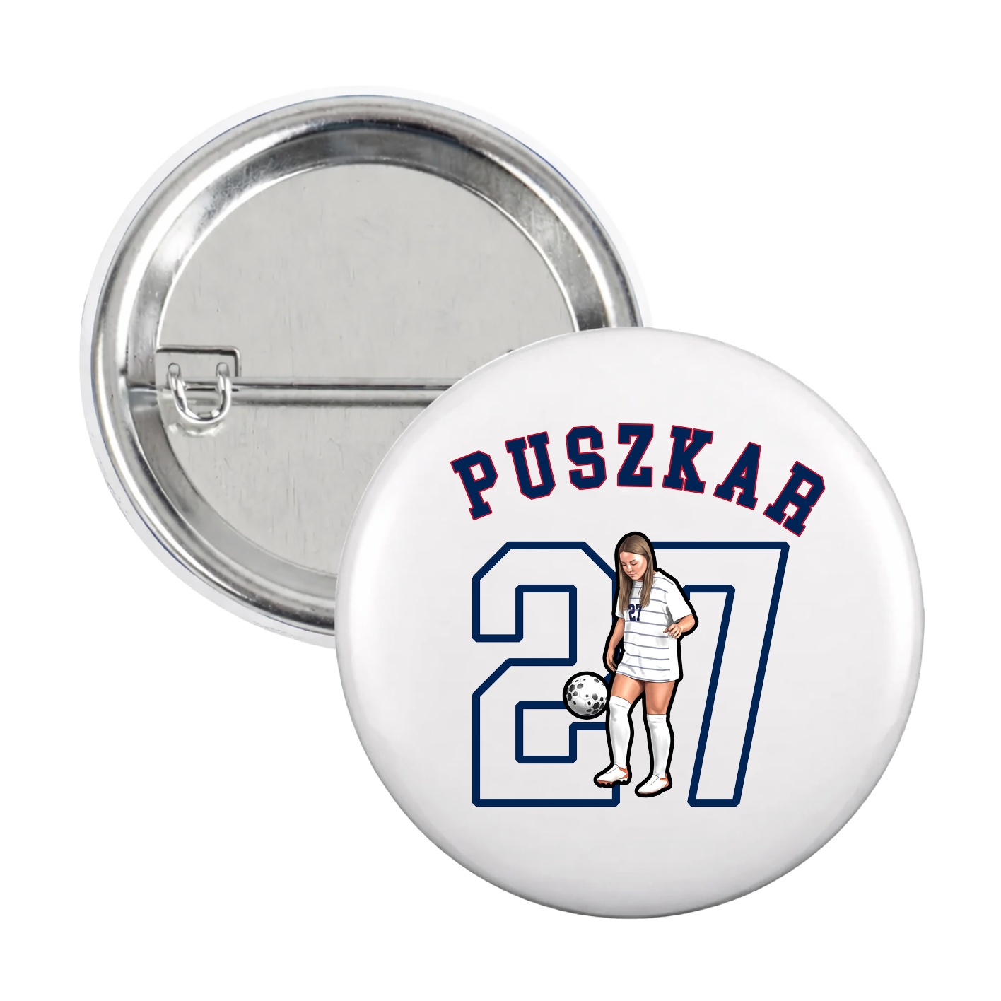Game Day Button — Shirsey Arch in White