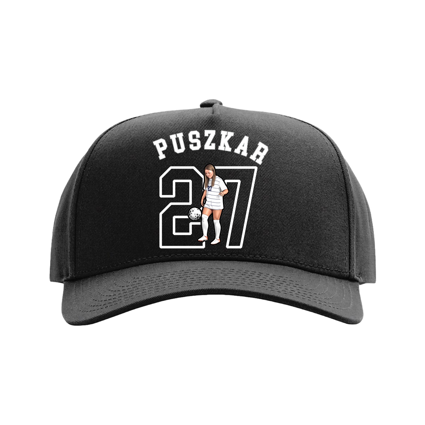 Full Fabric Five-Panel Champ Cap