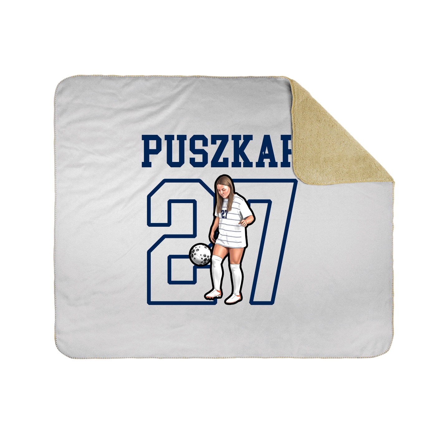 Throw Blanket — Shirsey in White