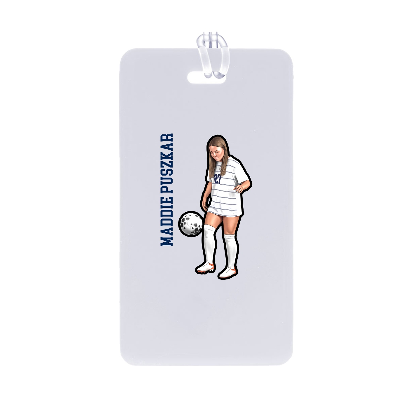 Bag Tag — Name Vertical in Classic