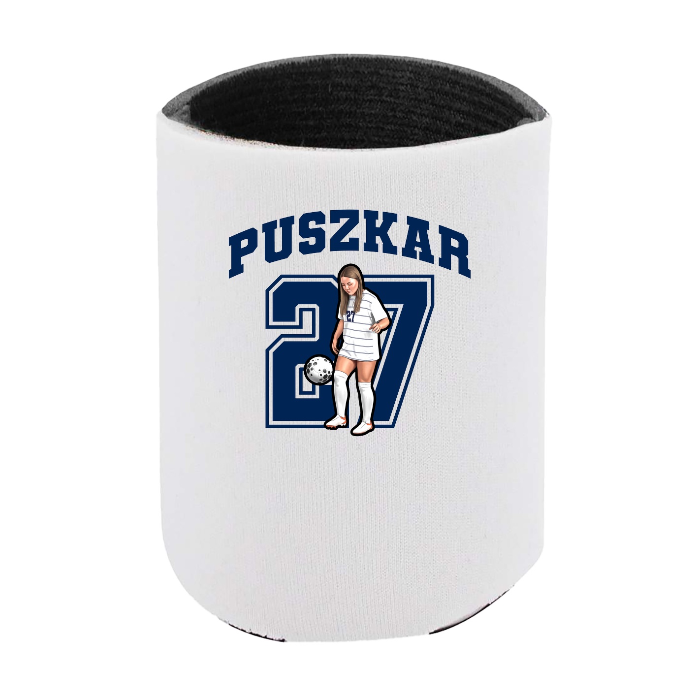 Can Holder — Number in White