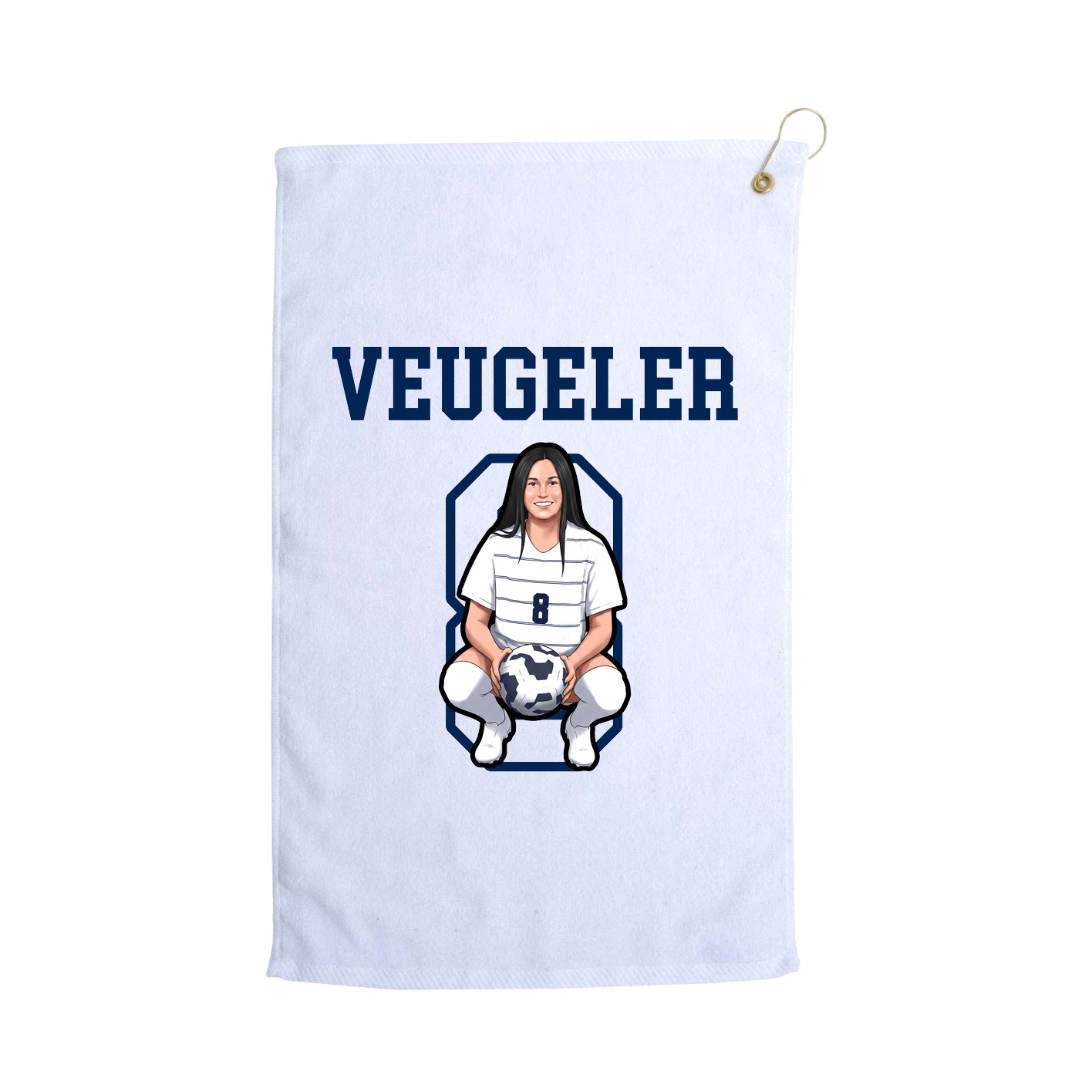 Golf Towel — Shirsey in White
