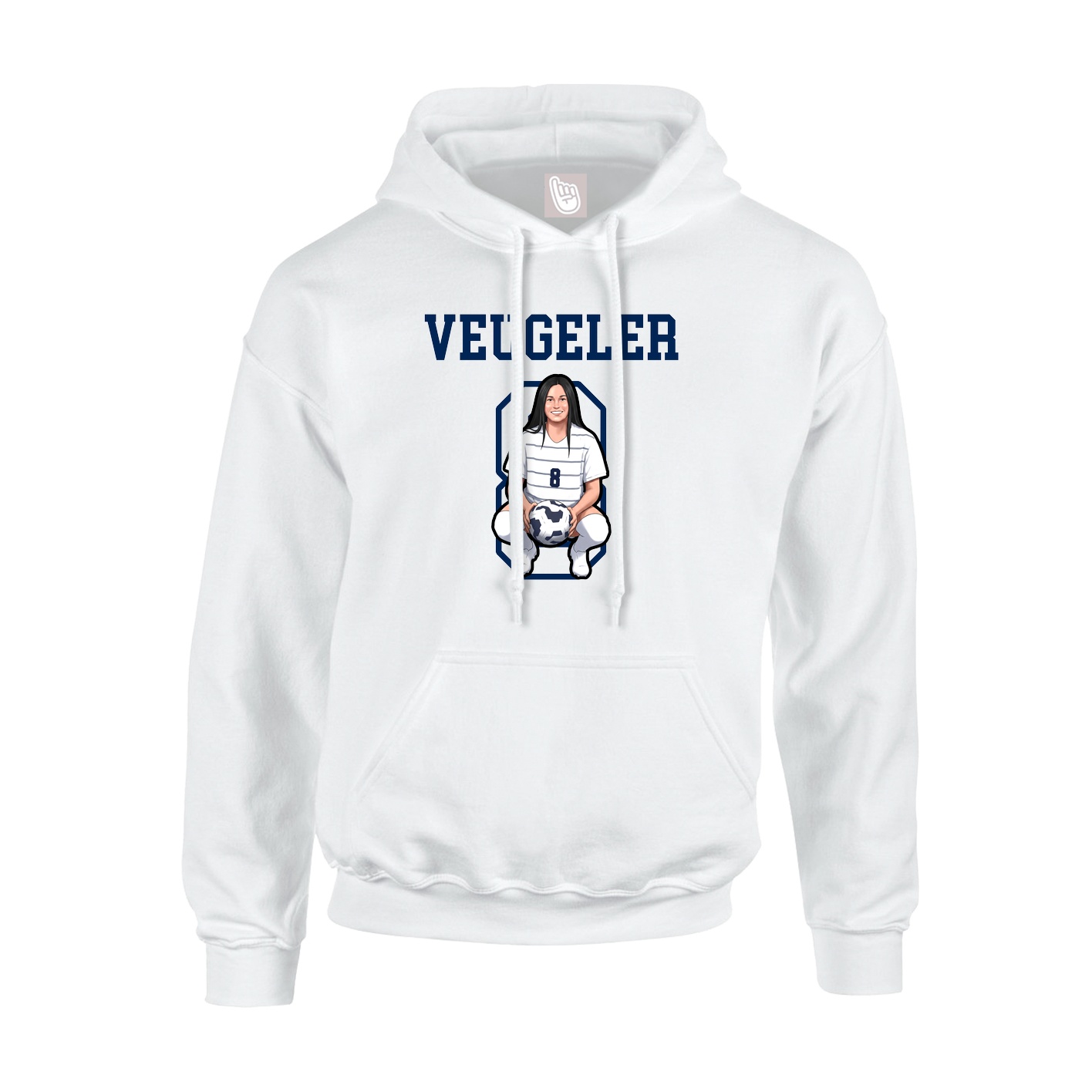 Youth Hoodie — Shirsey in White
