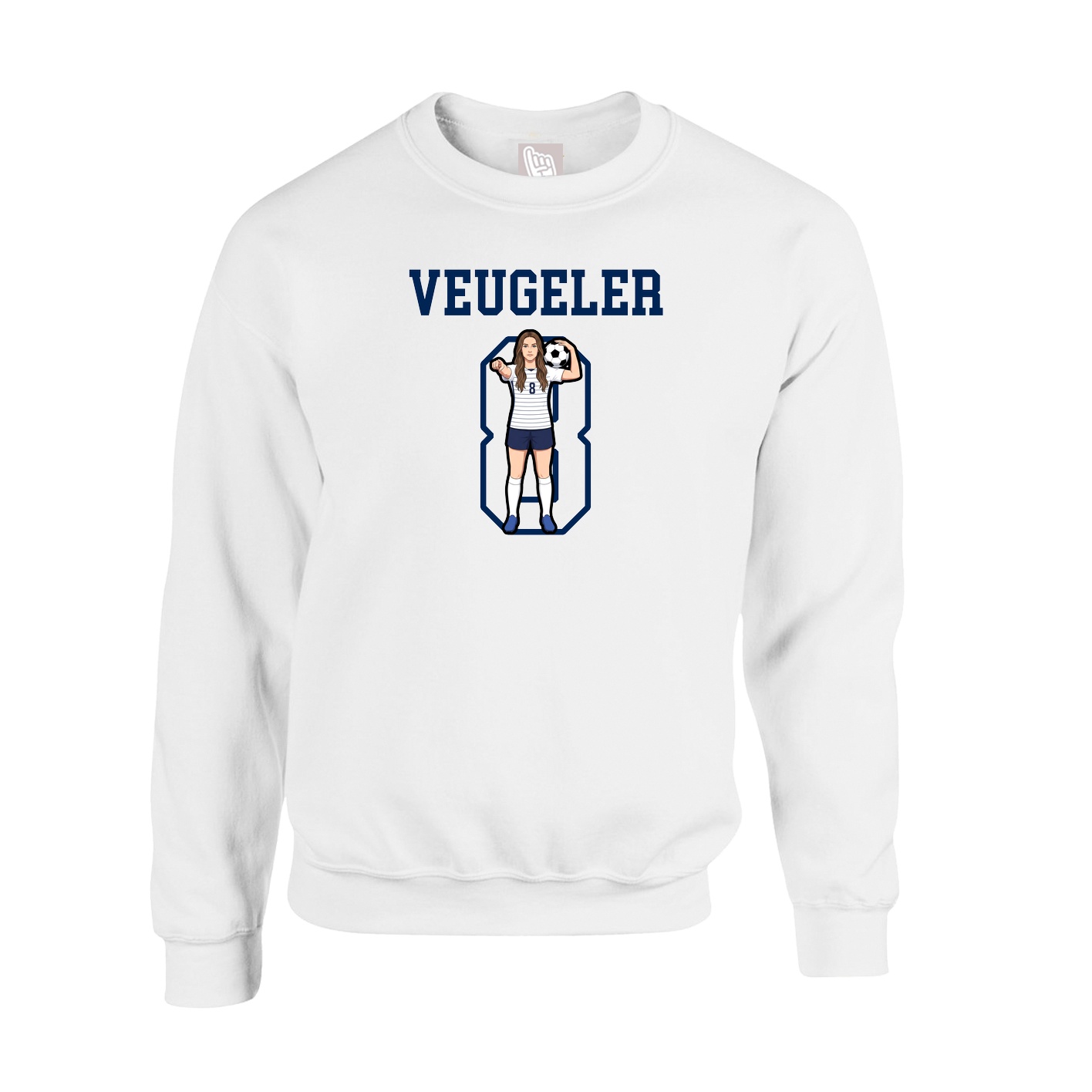 Fleece Crew — Shirsey in White