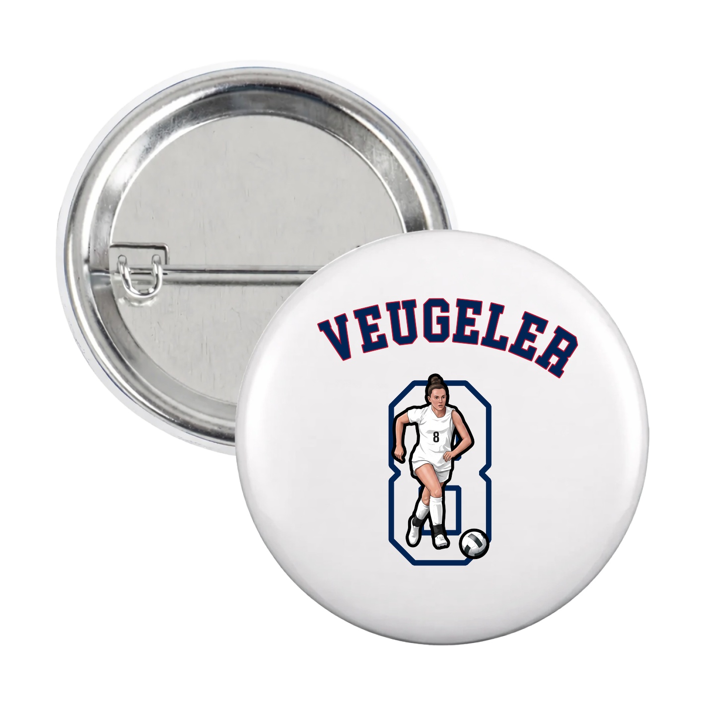 Game Day Button — Shirsey Arch in White