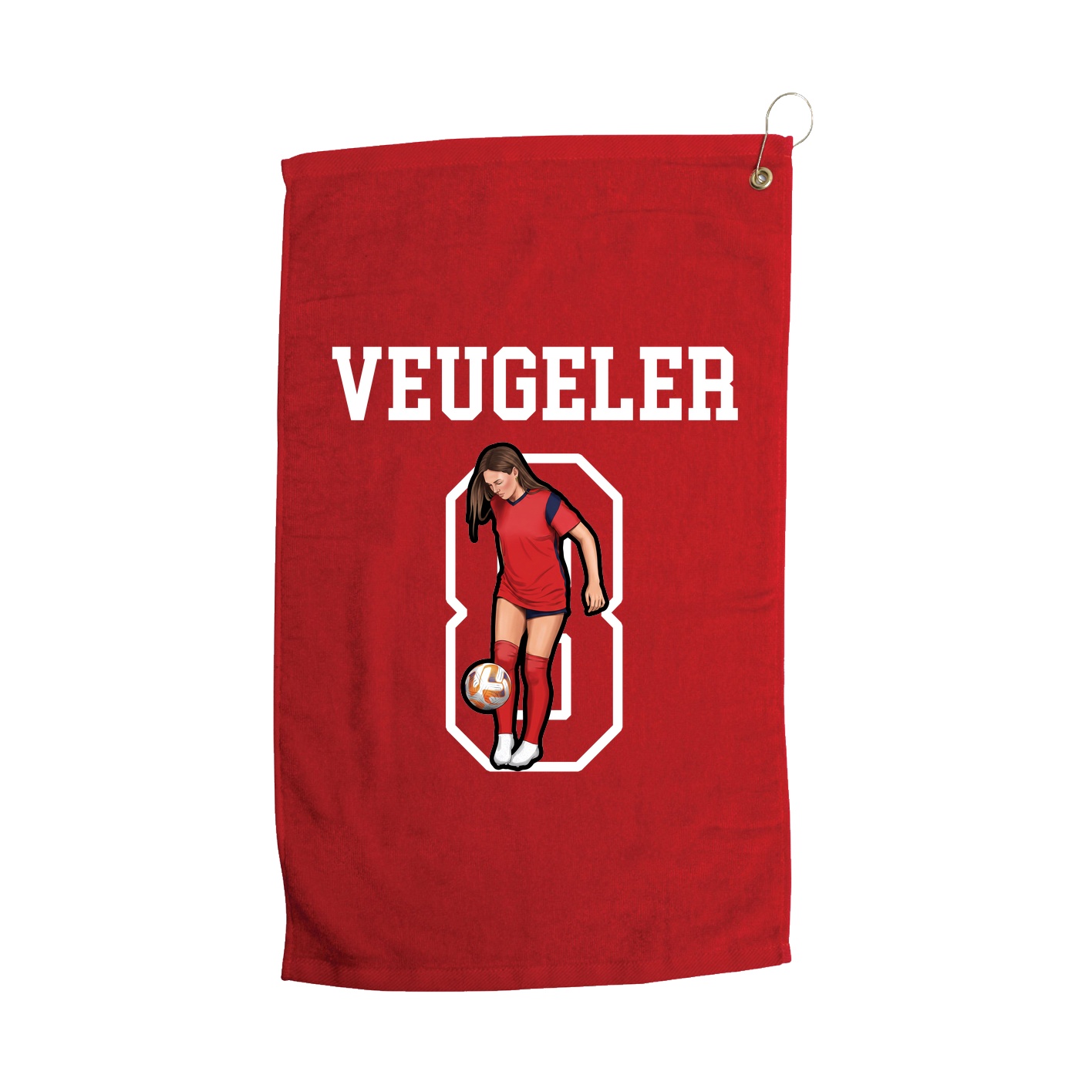Golf Towel — Shirsey in Red
