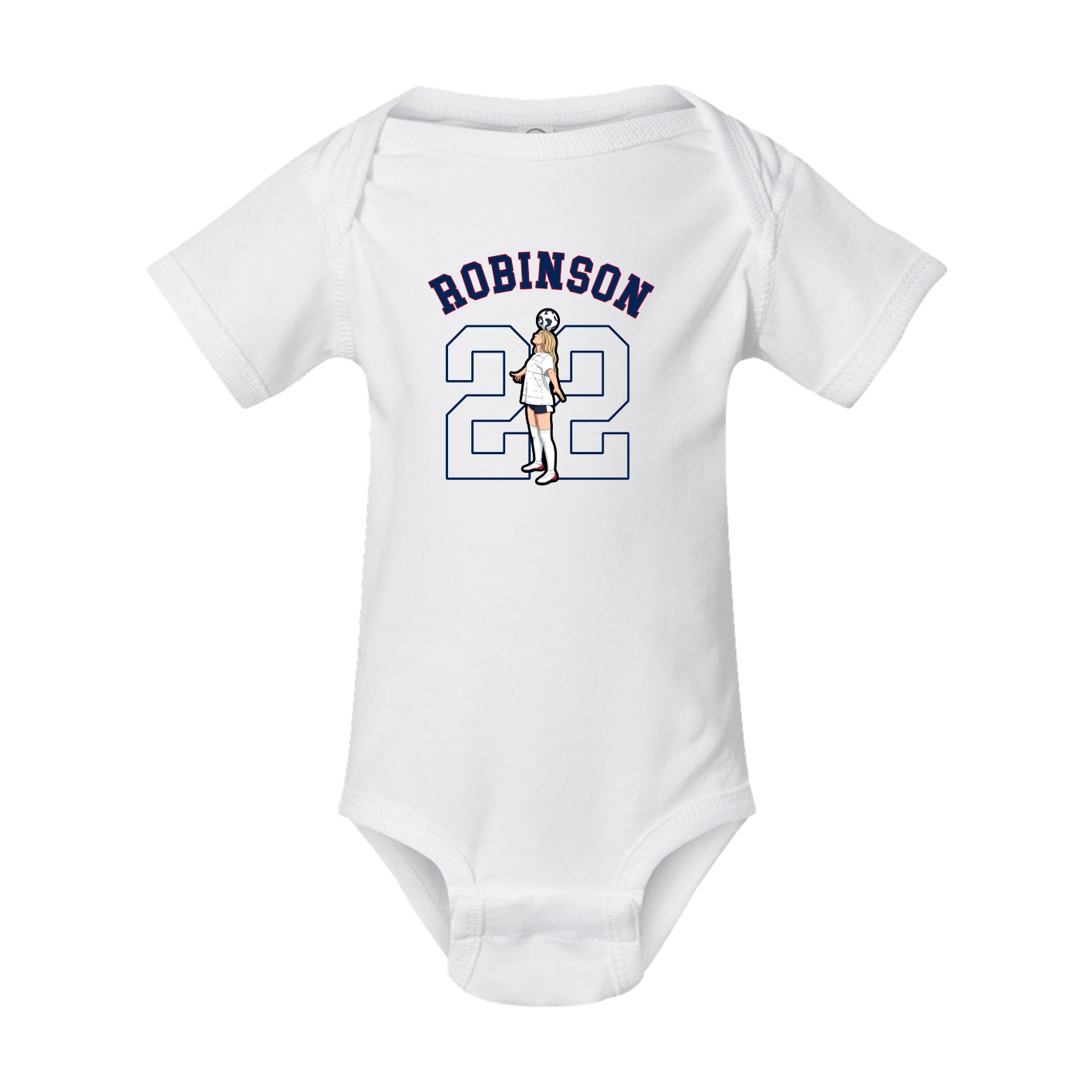 Baby Onesie — Shirsey Arch in White