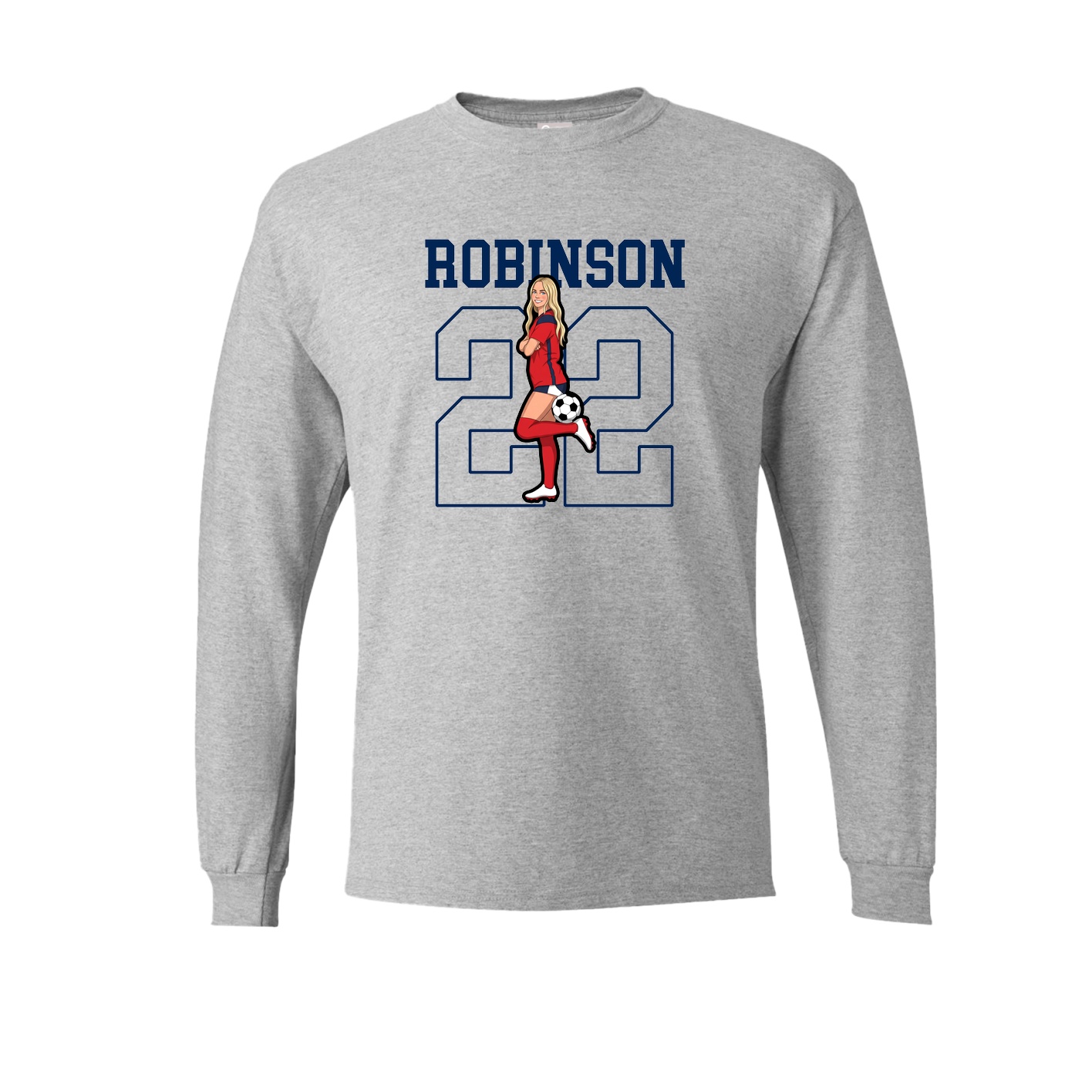 Long Sleeve Tee — Shirsey in Grey