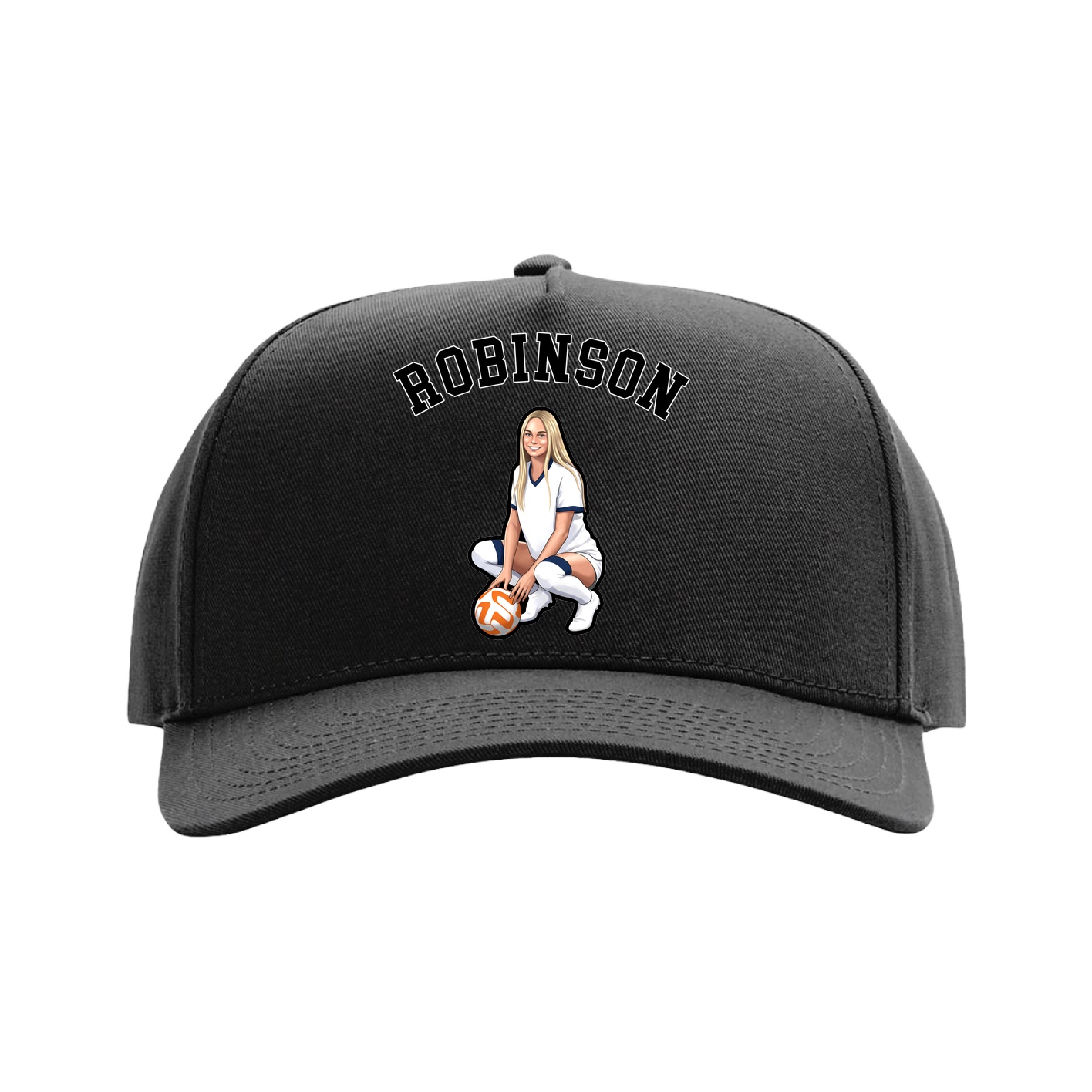 Full Fabric Five-Panel Champ Cap