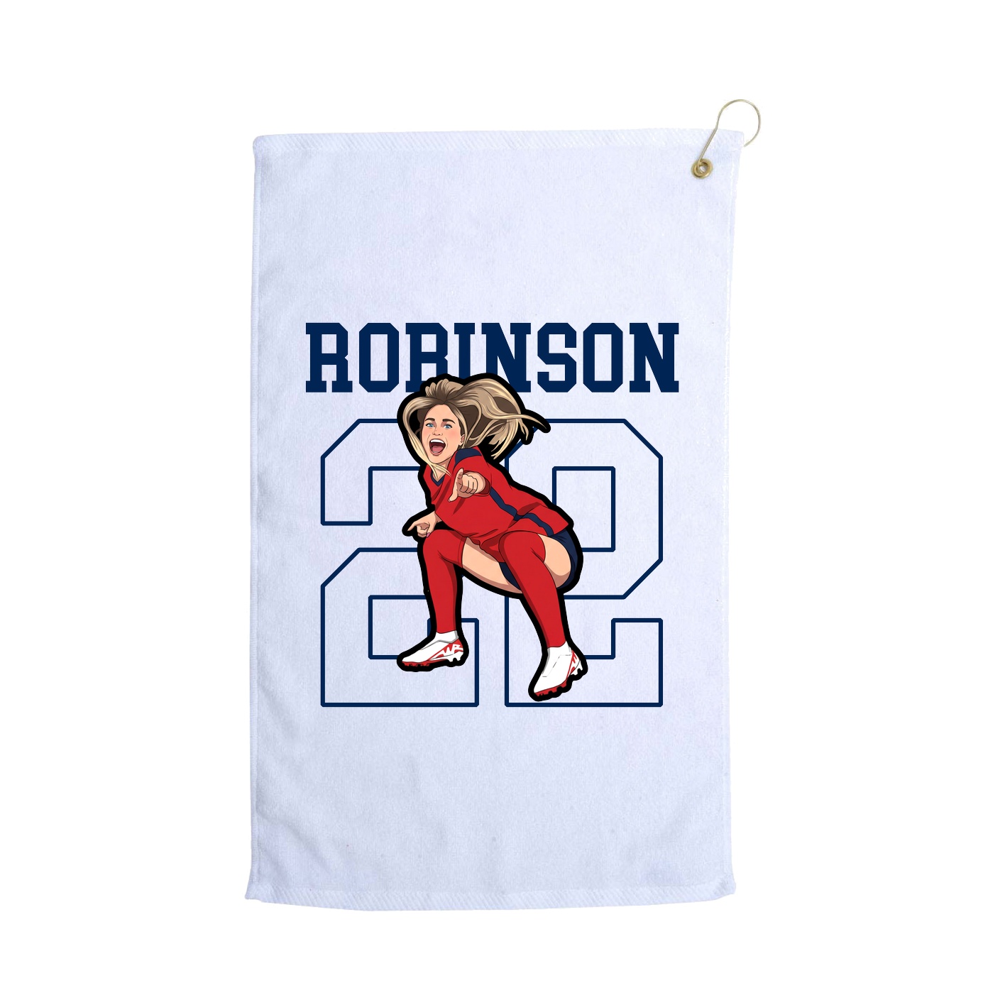 Golf Towel — Shirsey in White