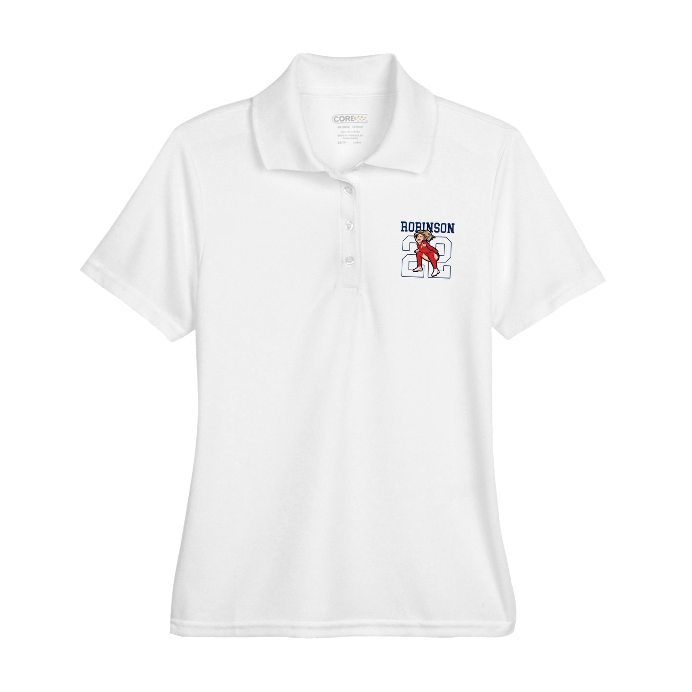 Womens Performance Polo — Shirsey in White