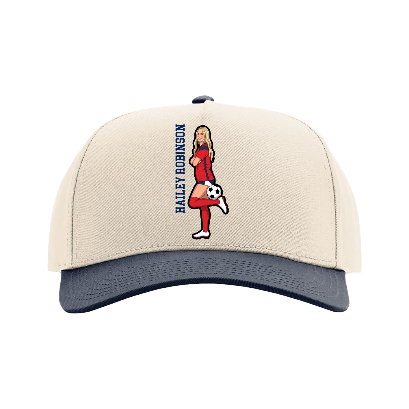 Full Fabric Five-Panel Champ Cap