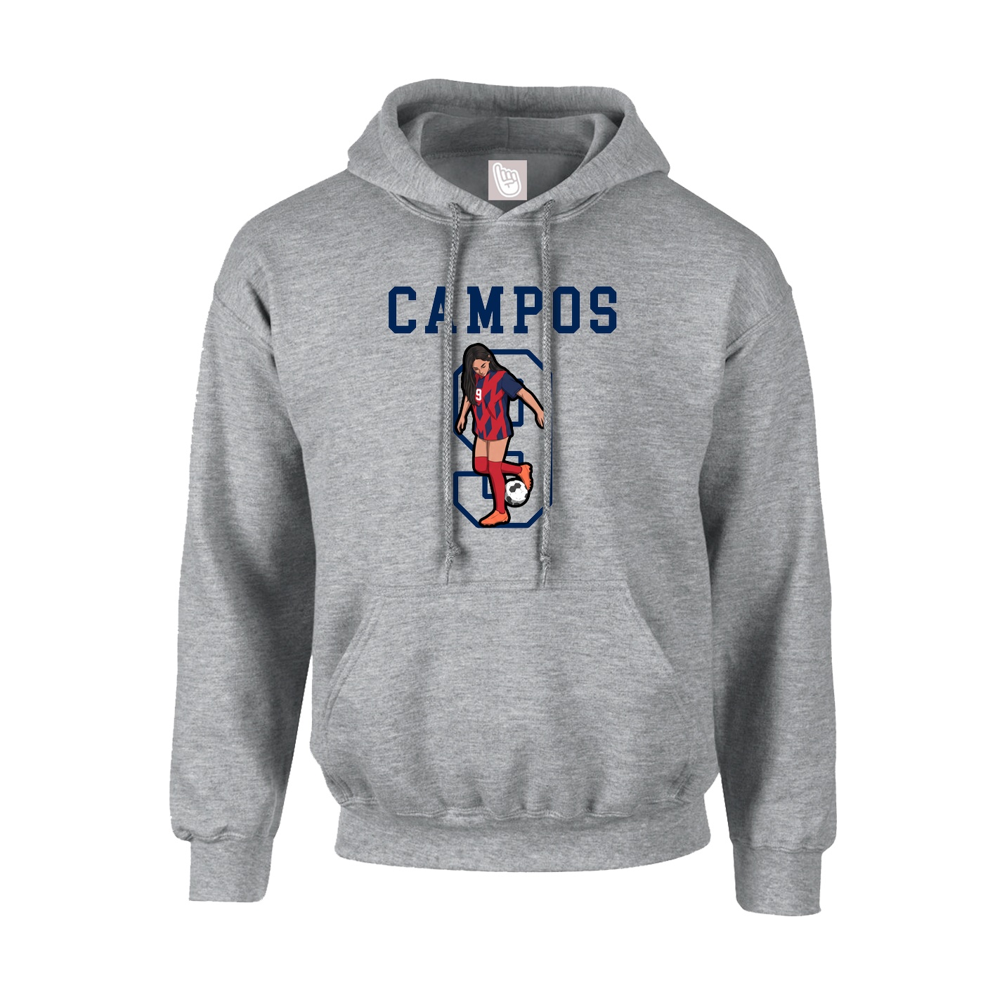 Hoodie — Shirsey in Grey