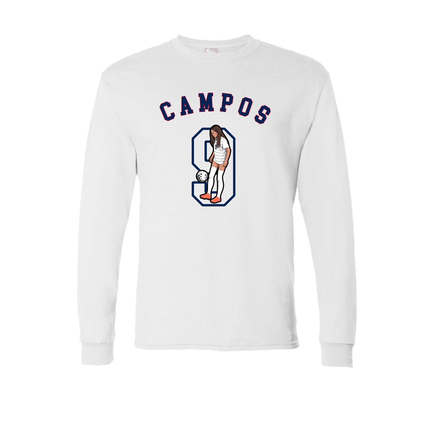 Long Sleeve Tee — Shirsey Arch in White