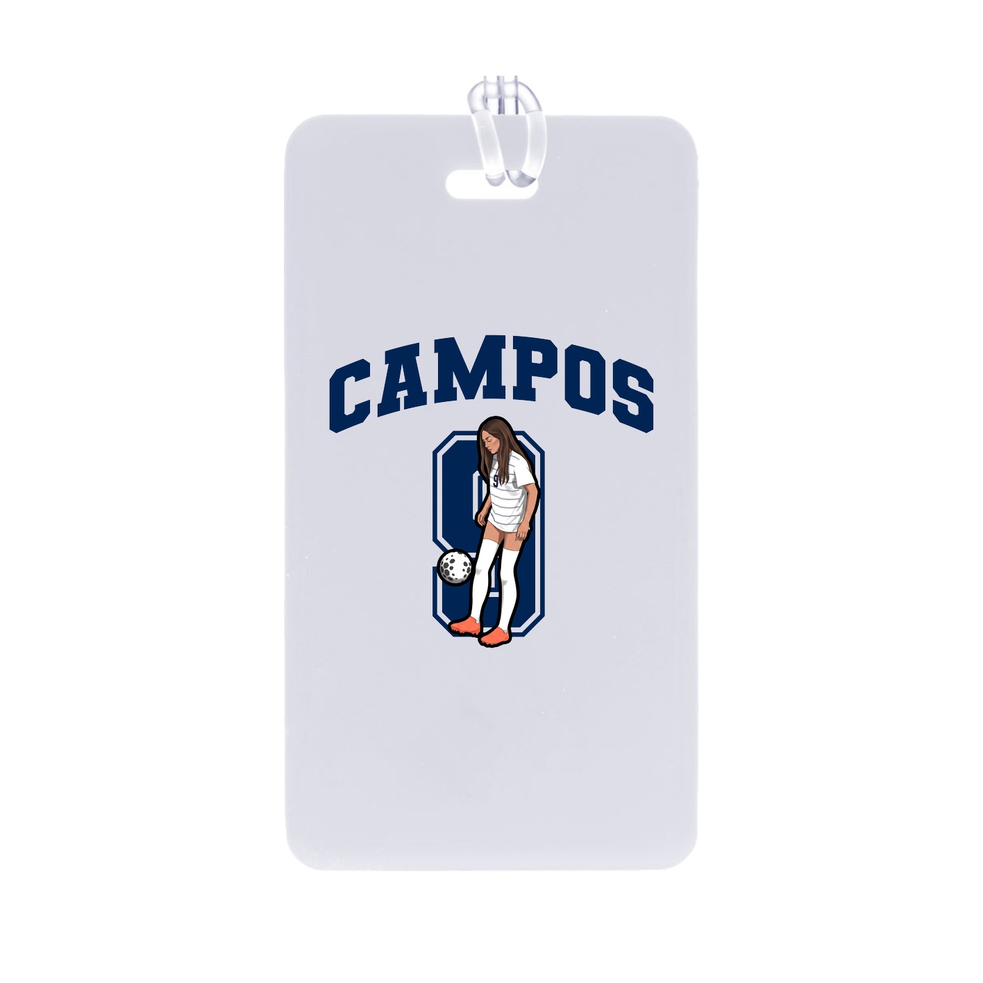 Bag Tag — Number in Classic