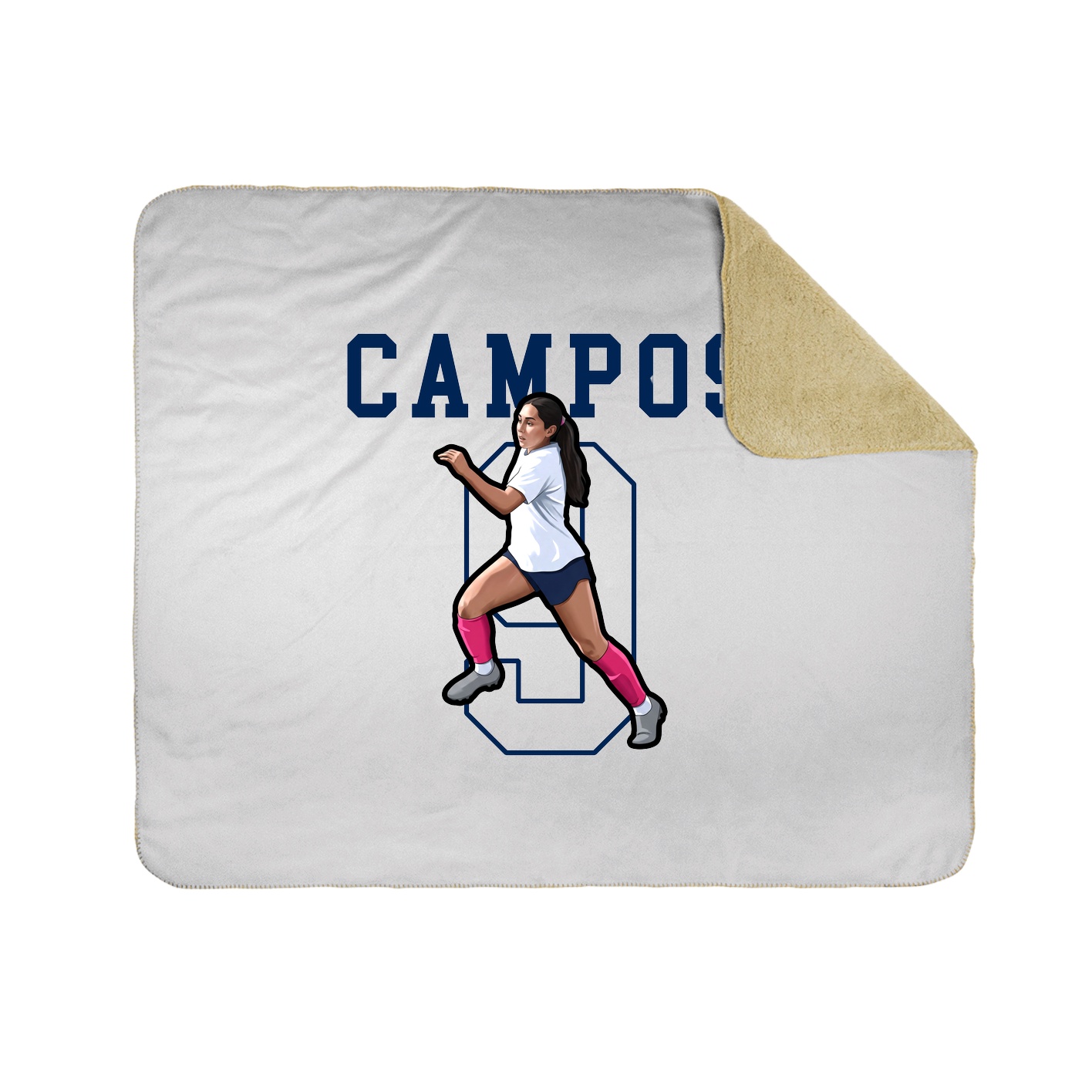 Throw Blanket — Shirsey in White