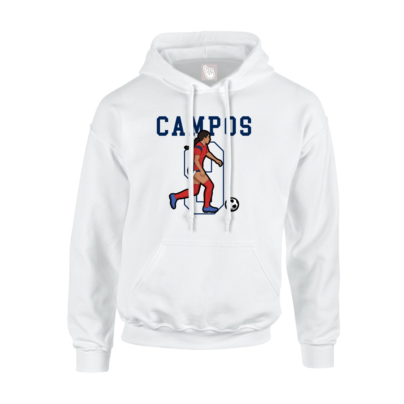 Hoodie — Shirsey in White