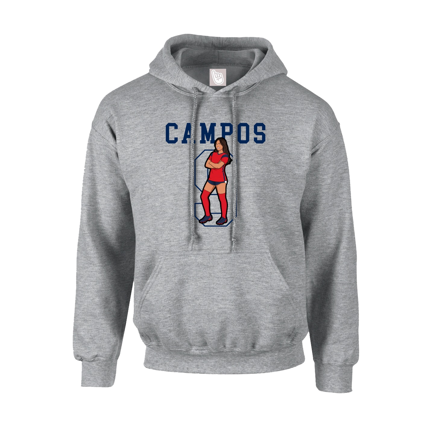 Hoodie — Shirsey in Grey