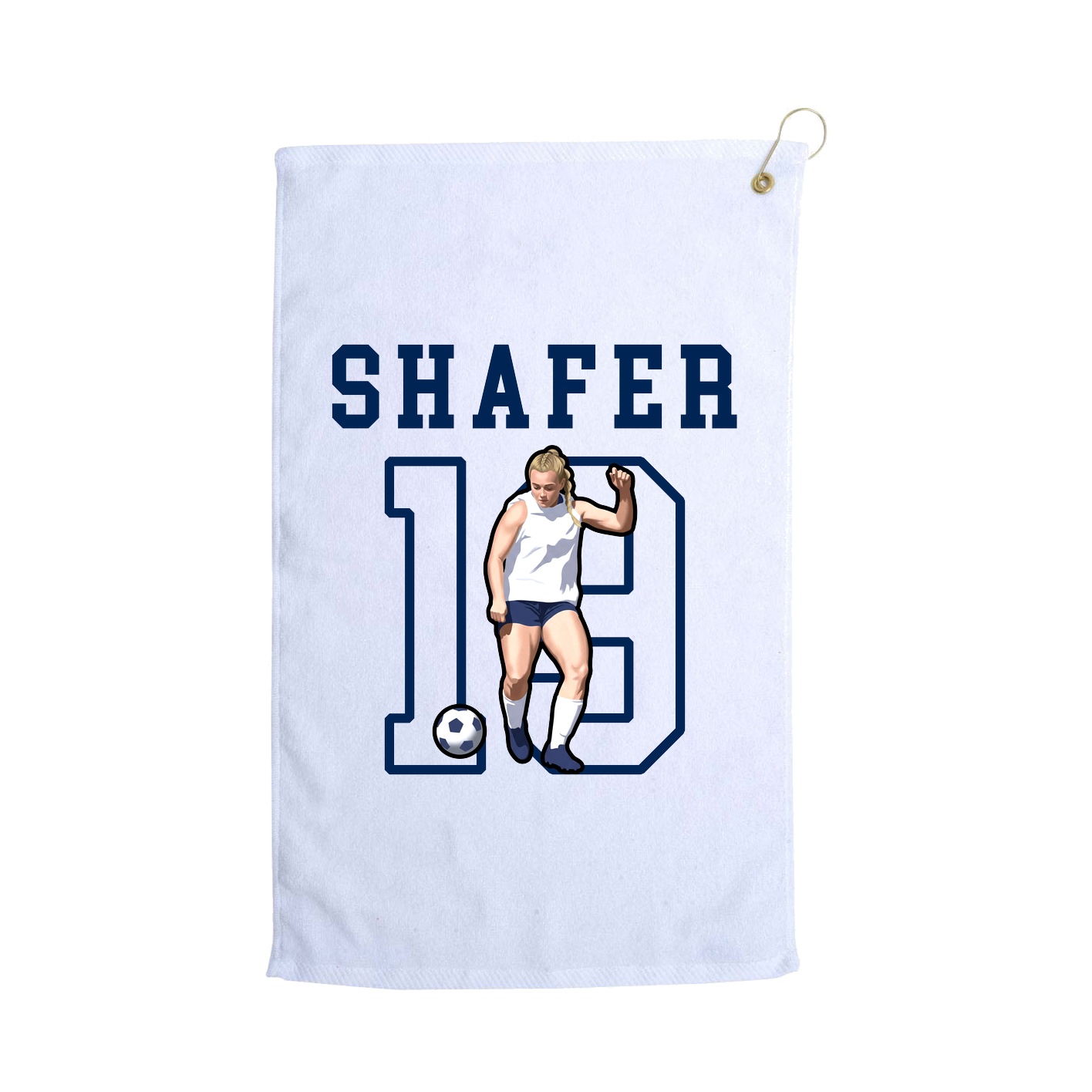 Golf Towel — Shirsey in White