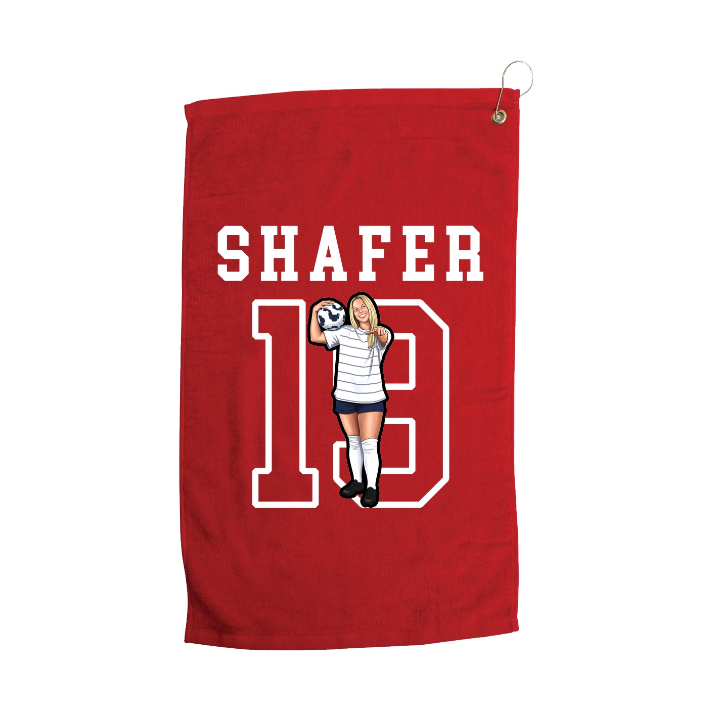 Golf Towel — Shirsey in Red