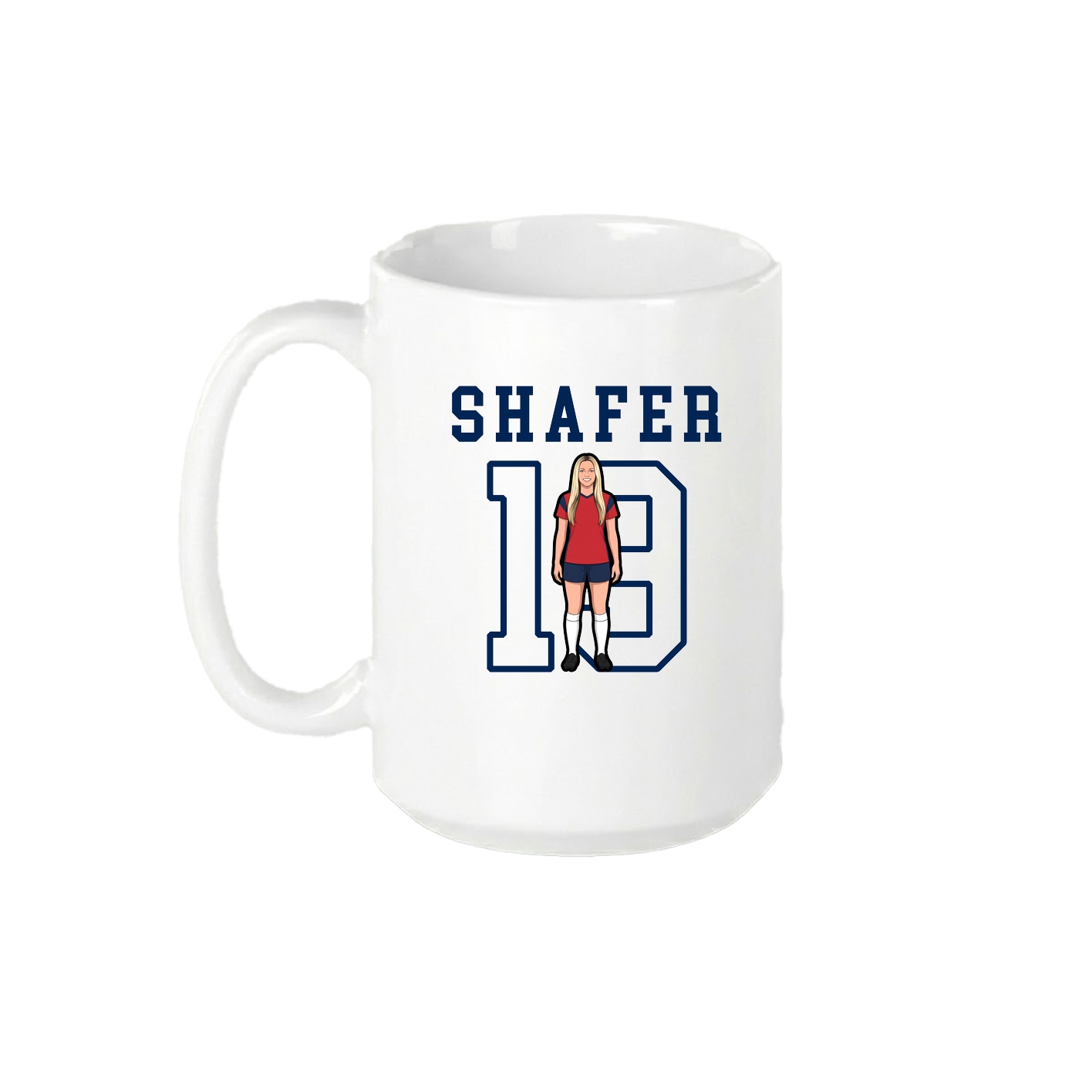 15oz Coffee Mug — Shirsey in White