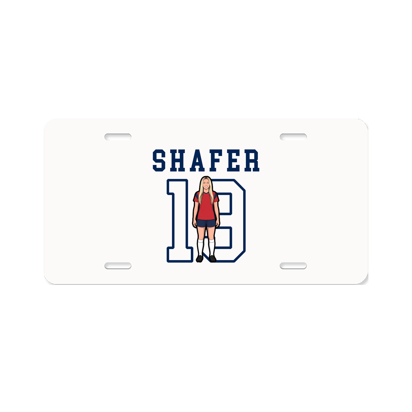 License Plate — Shirsey in Classic