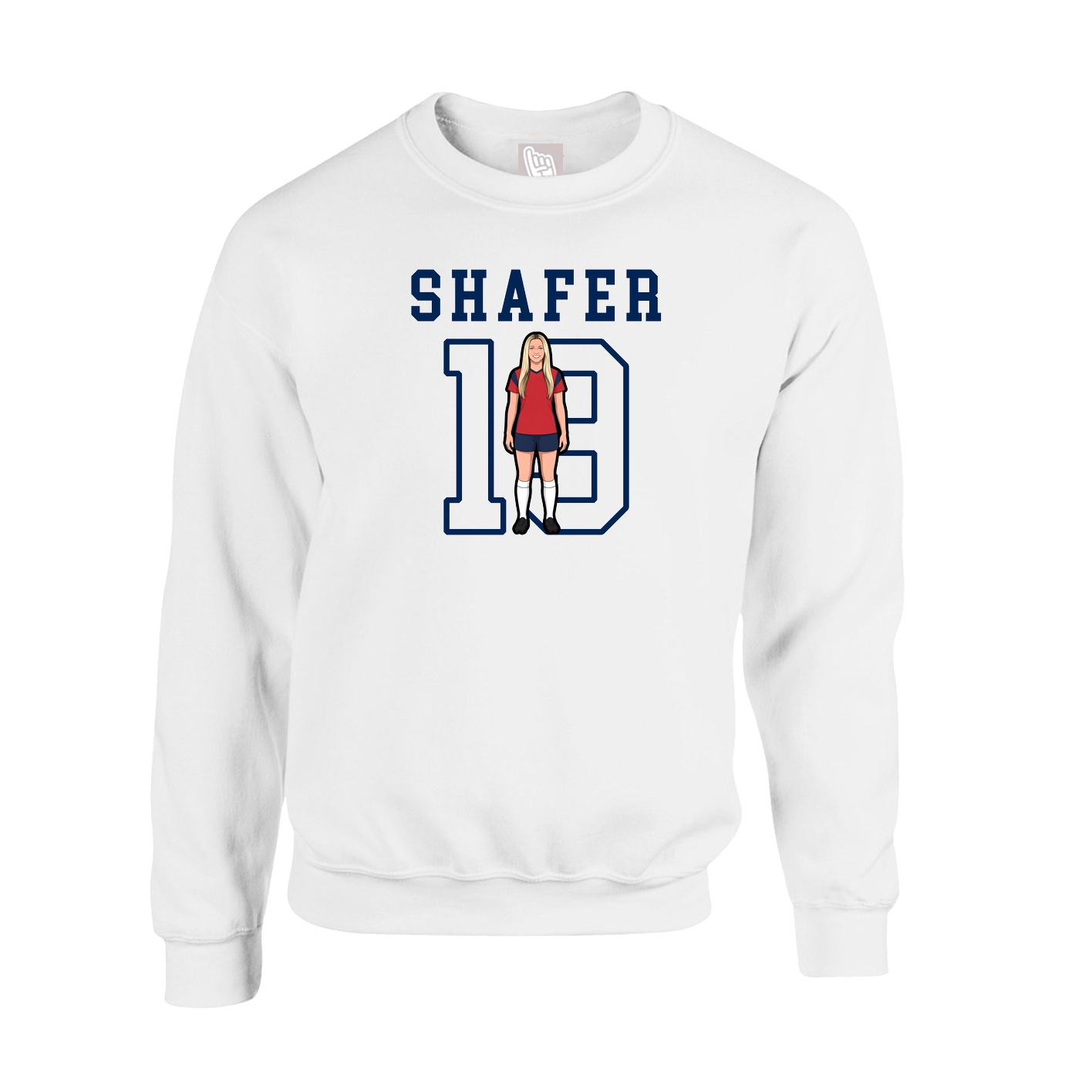 Fleece Crew — Shirsey in White