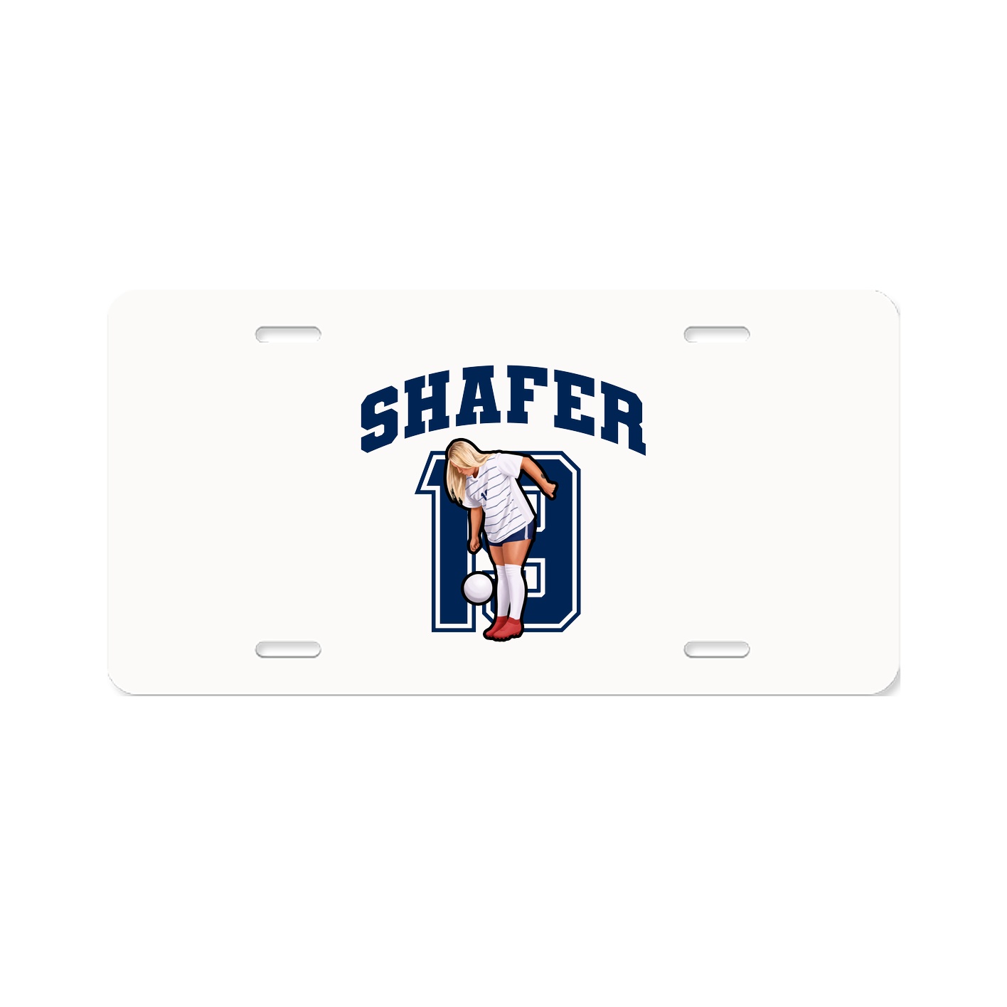 License Plate — Number in Classic