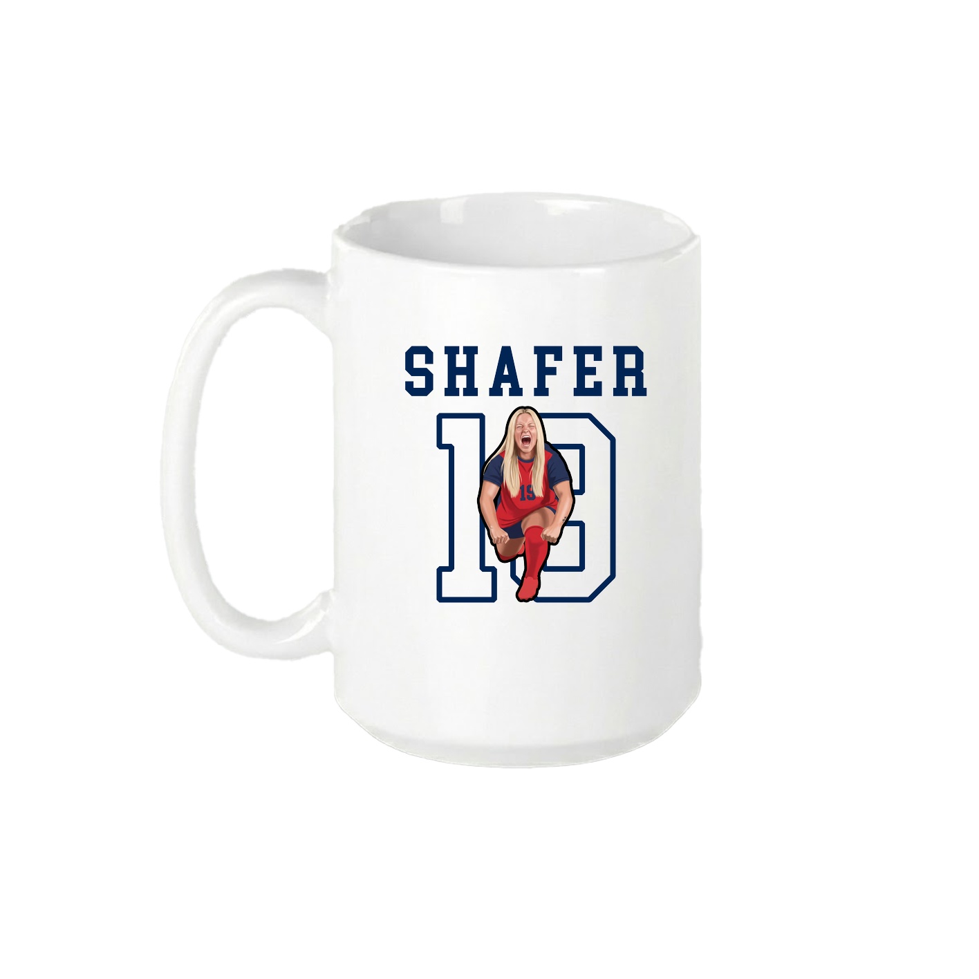 15oz Coffee Mug — Shirsey in White