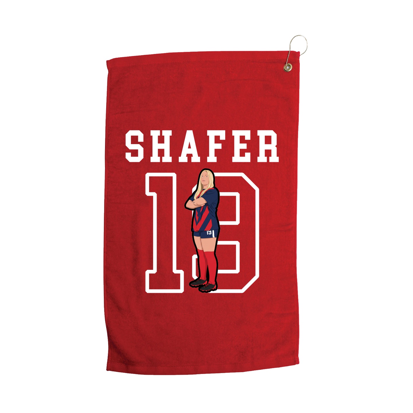 Golf Towel — Shirsey in Red