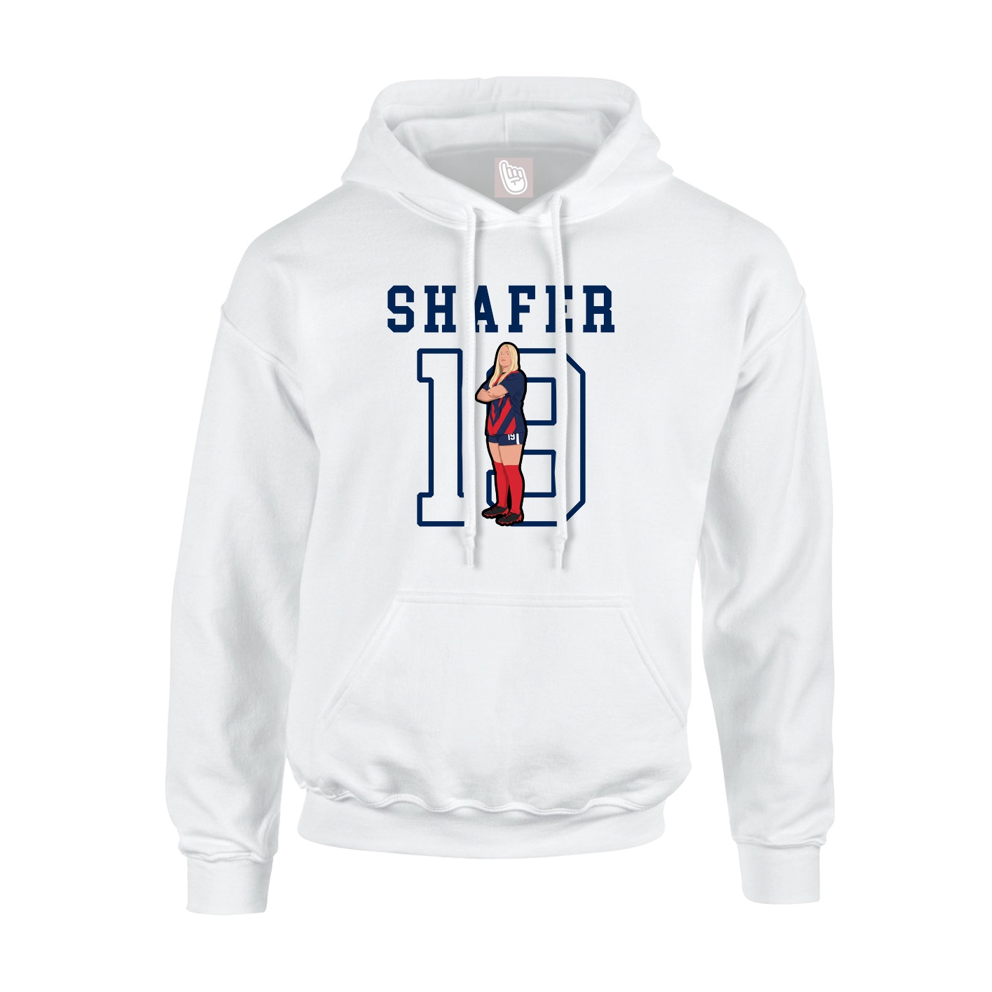 Youth Hoodie — Shirsey in White