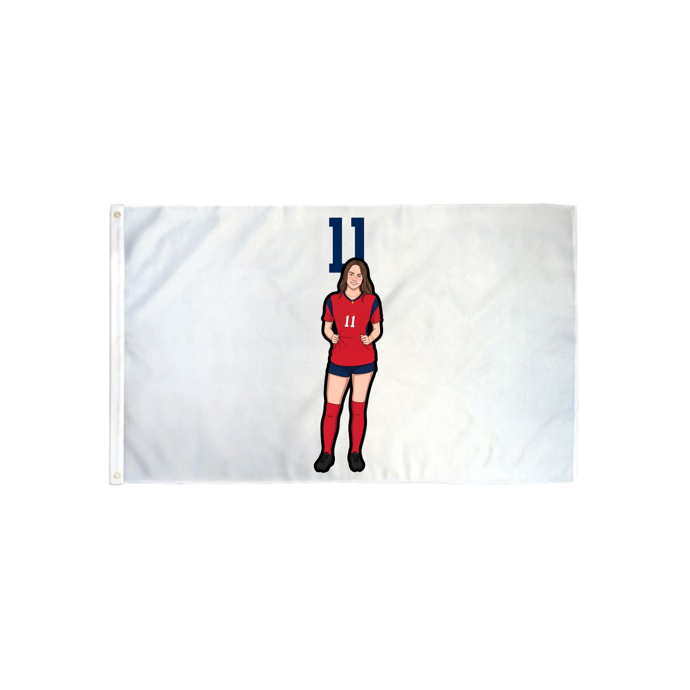 3x5 Flag — Number Top in Classic
