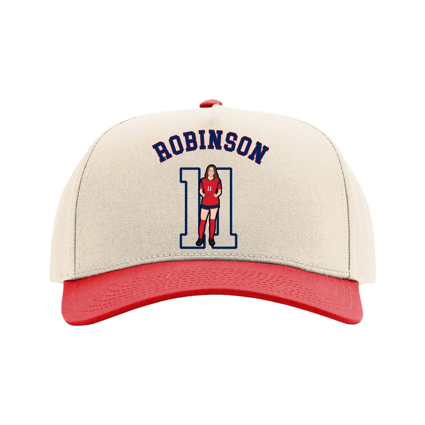 Full Fabric Five-Panel Champ Cap