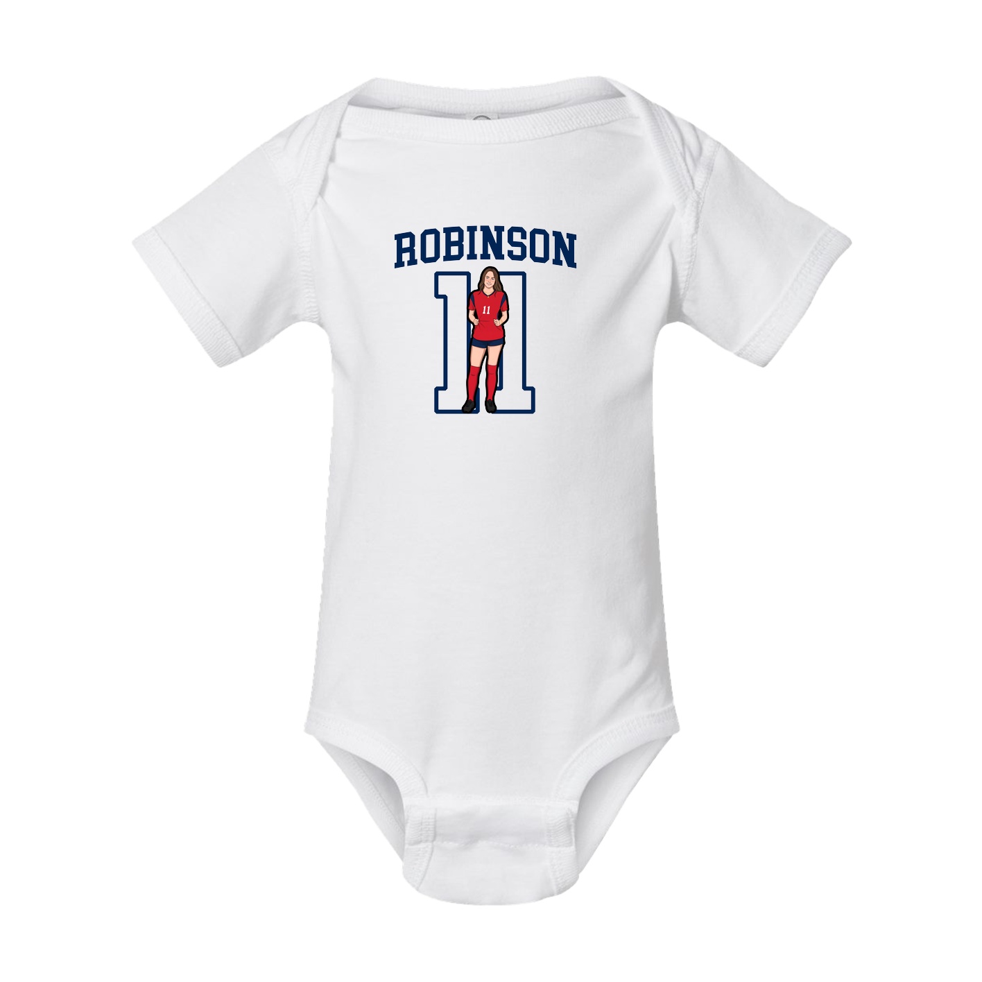 Baby Onesie — Shirsey in White
