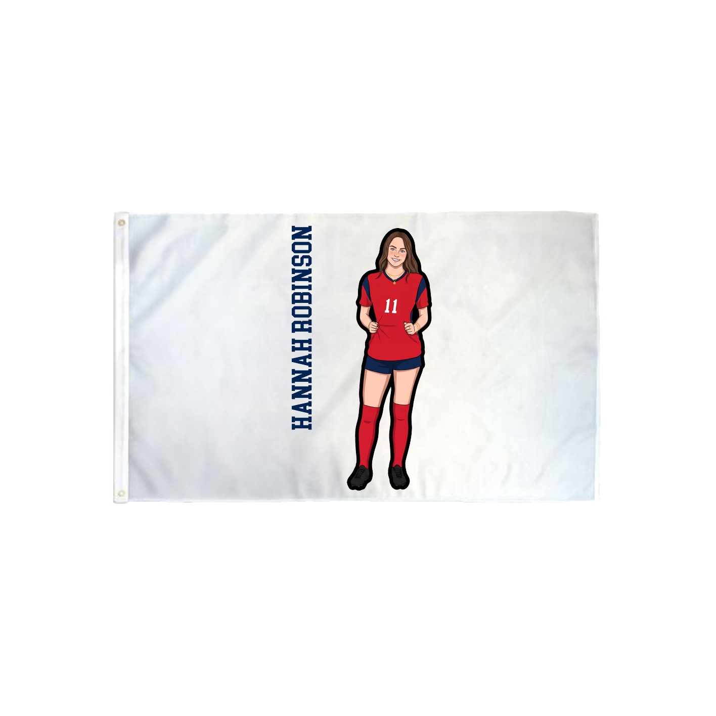 3x5 Flag — Name Vertical in Classic