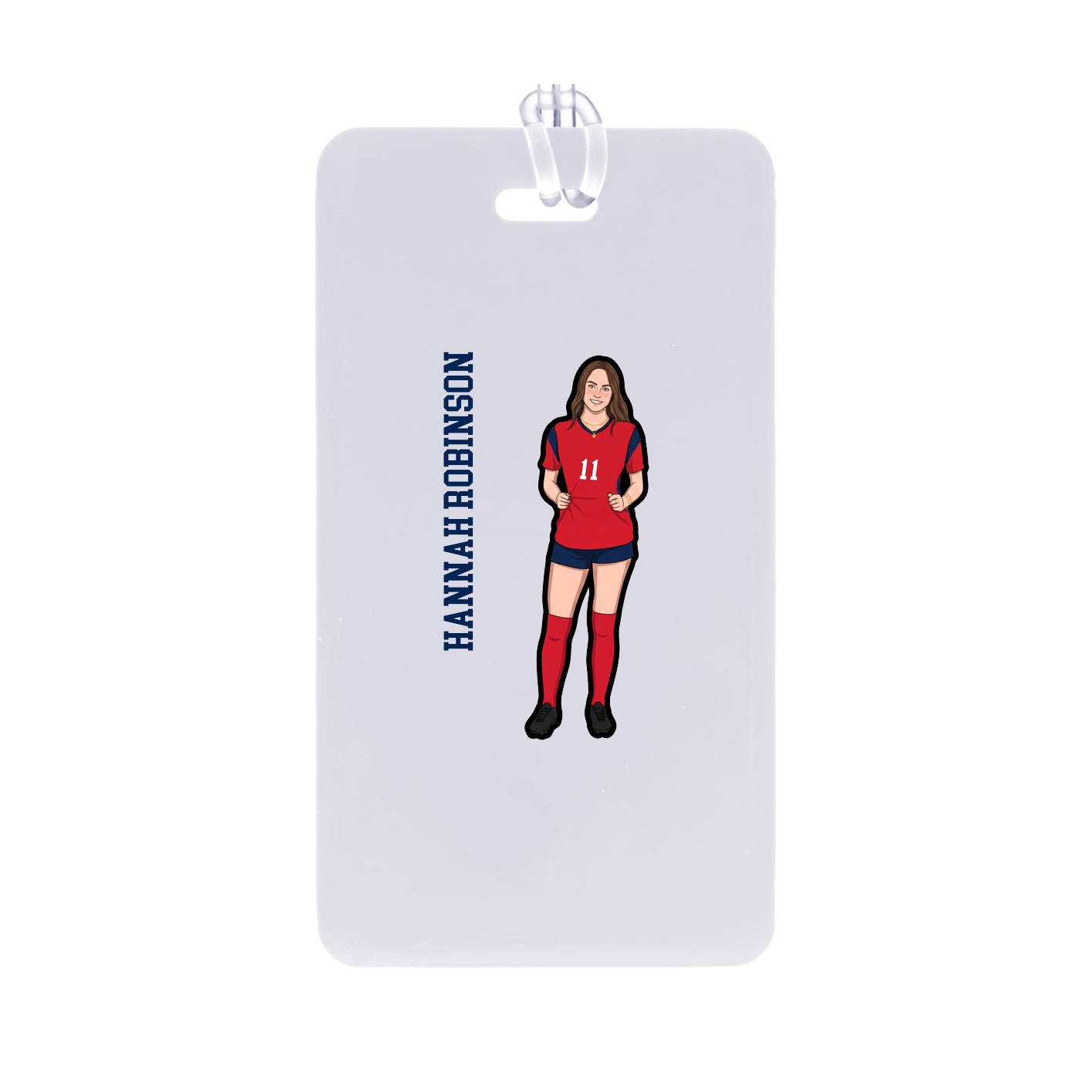 Bag Tag — Name Vertical in Classic