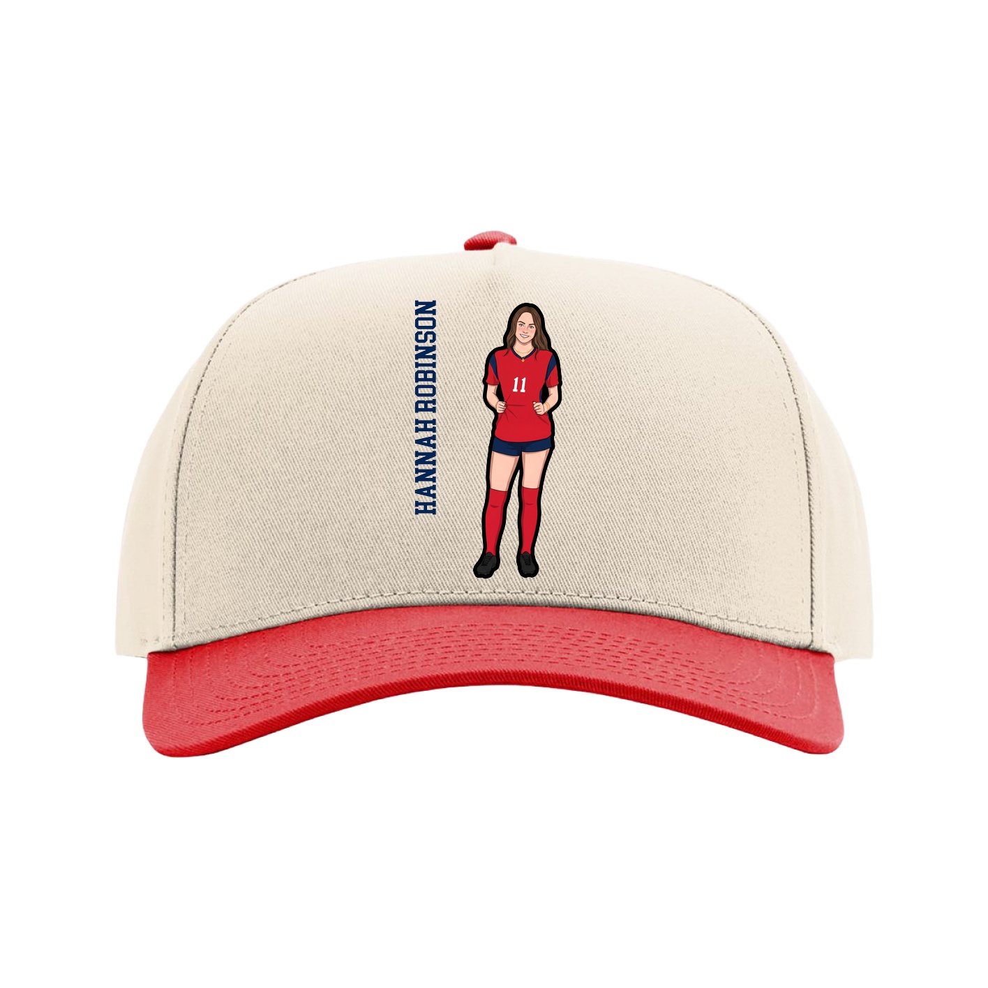 Full Fabric Five-Panel Champ Cap
