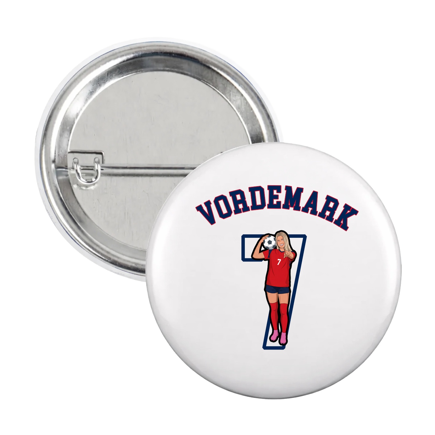 Game Day Button — Shirsey Arch in White