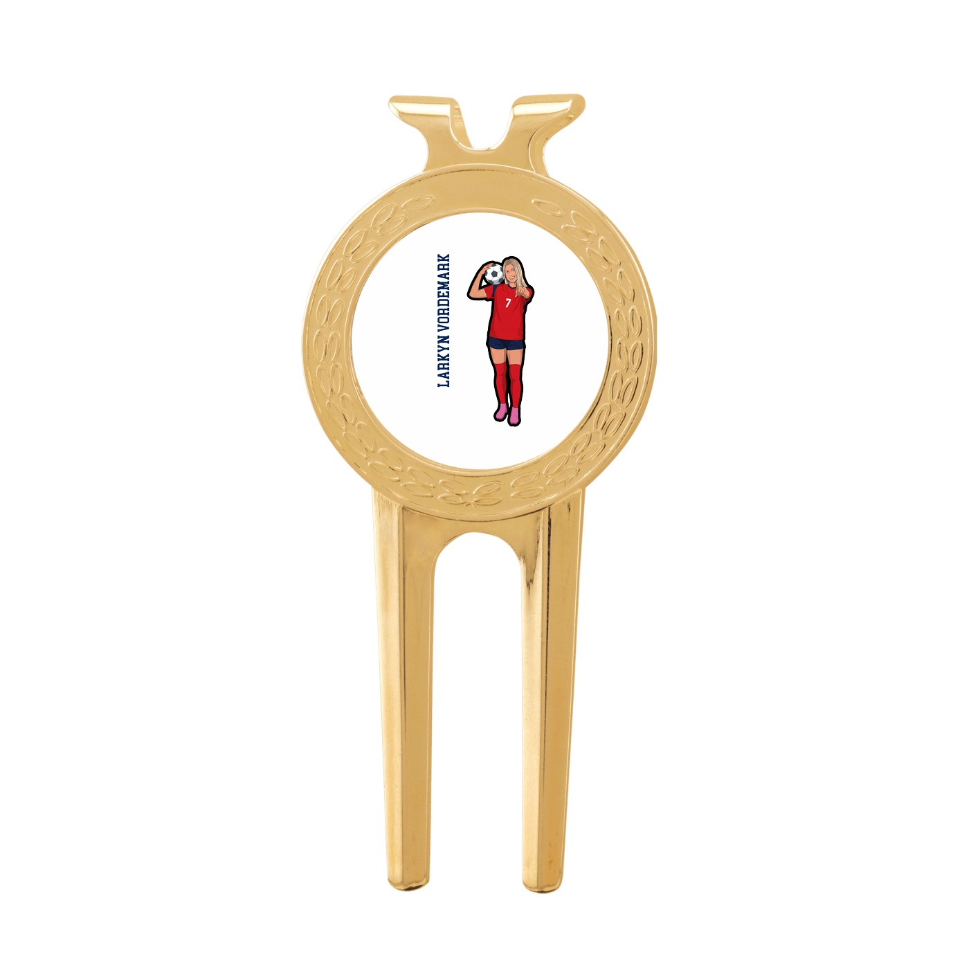 Divot Tool with Ball Marker — Name Vertical in Classic