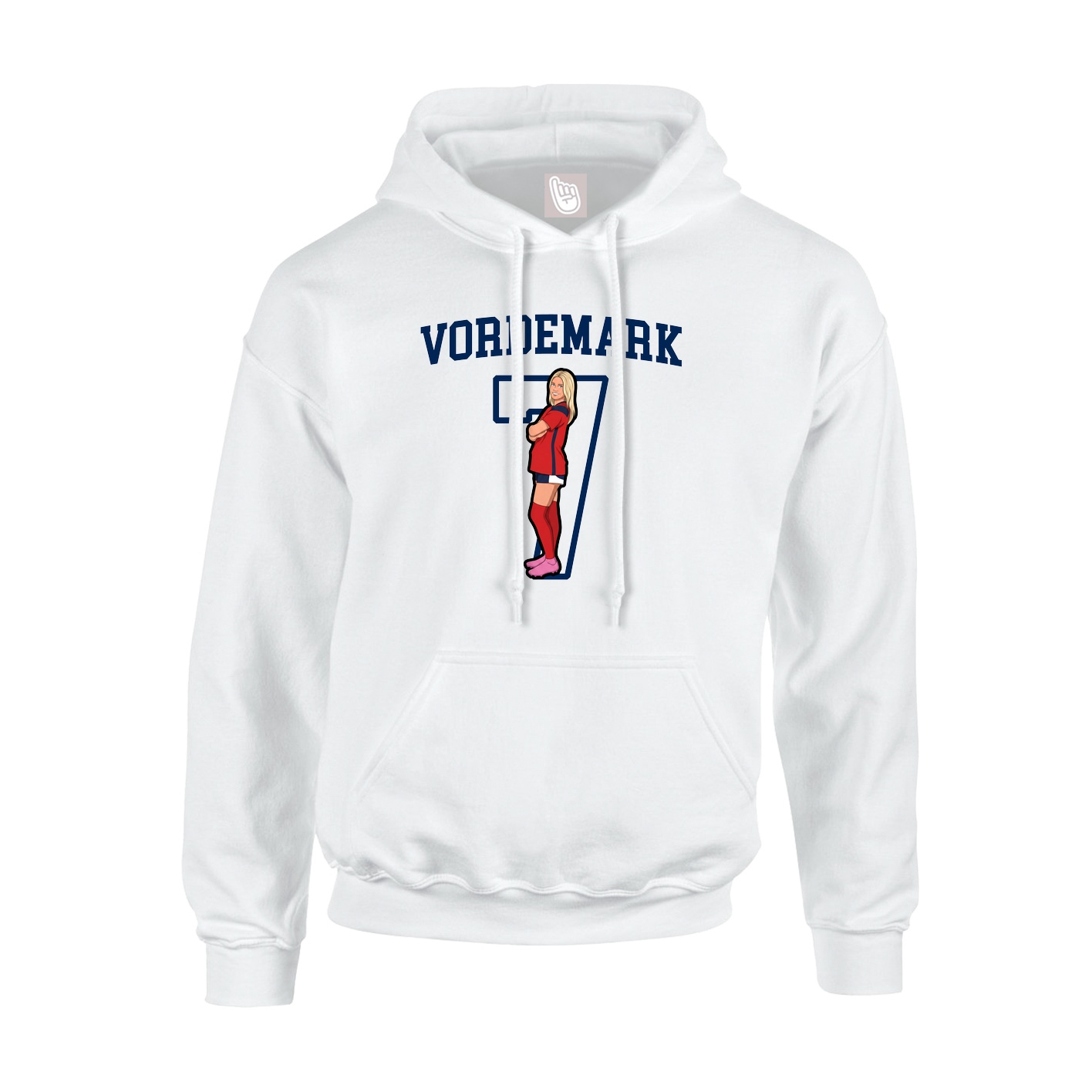 Hoodie — Shirsey in White