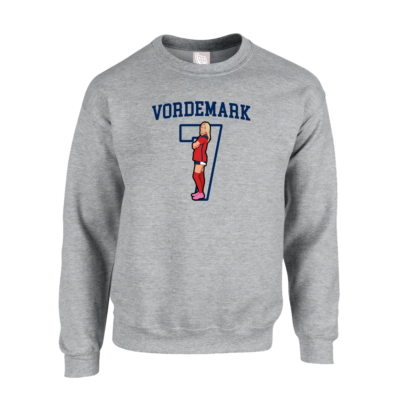 Fleece Crew — Shirsey in Grey